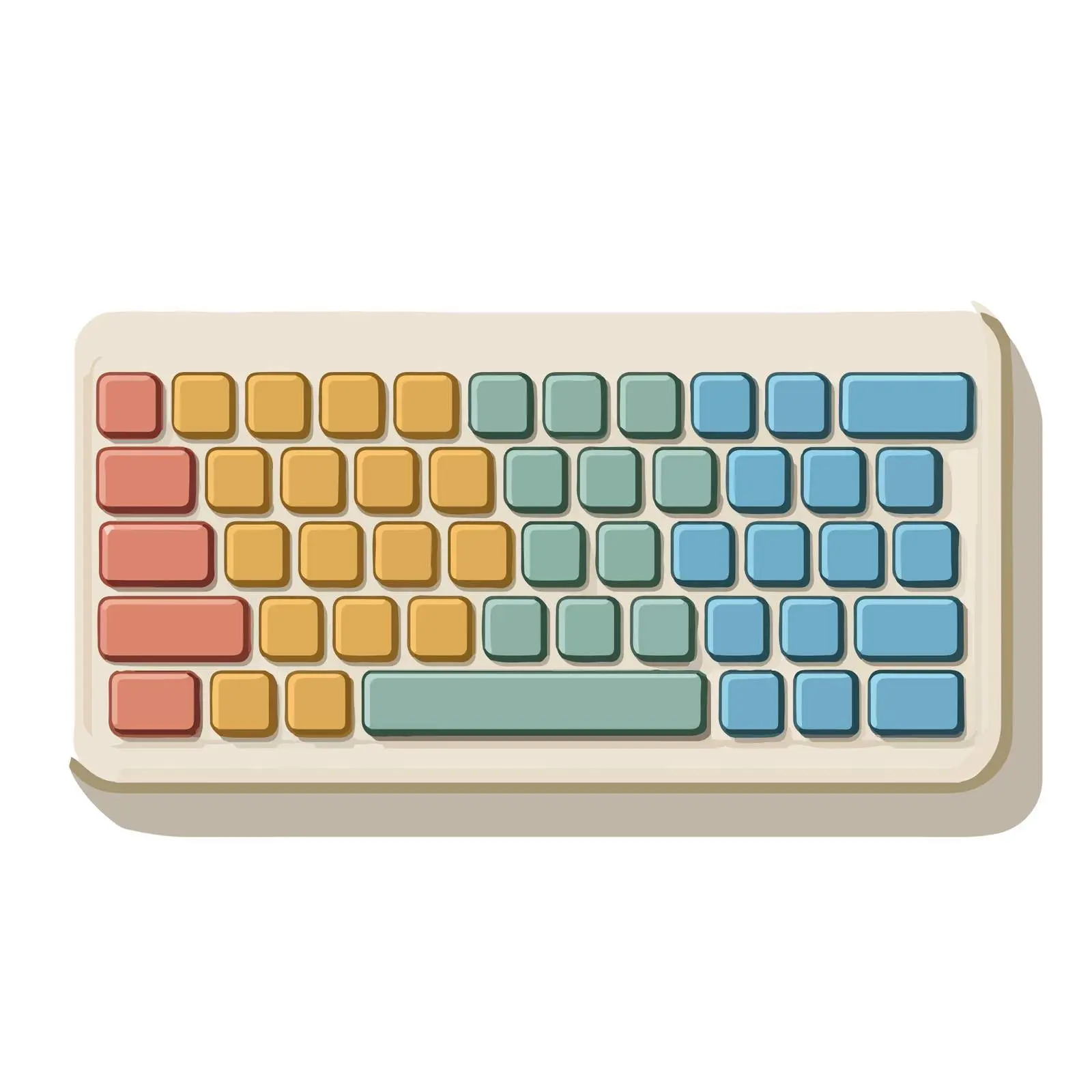 Keyboard Flat Vector Icon — free download from Dotvec