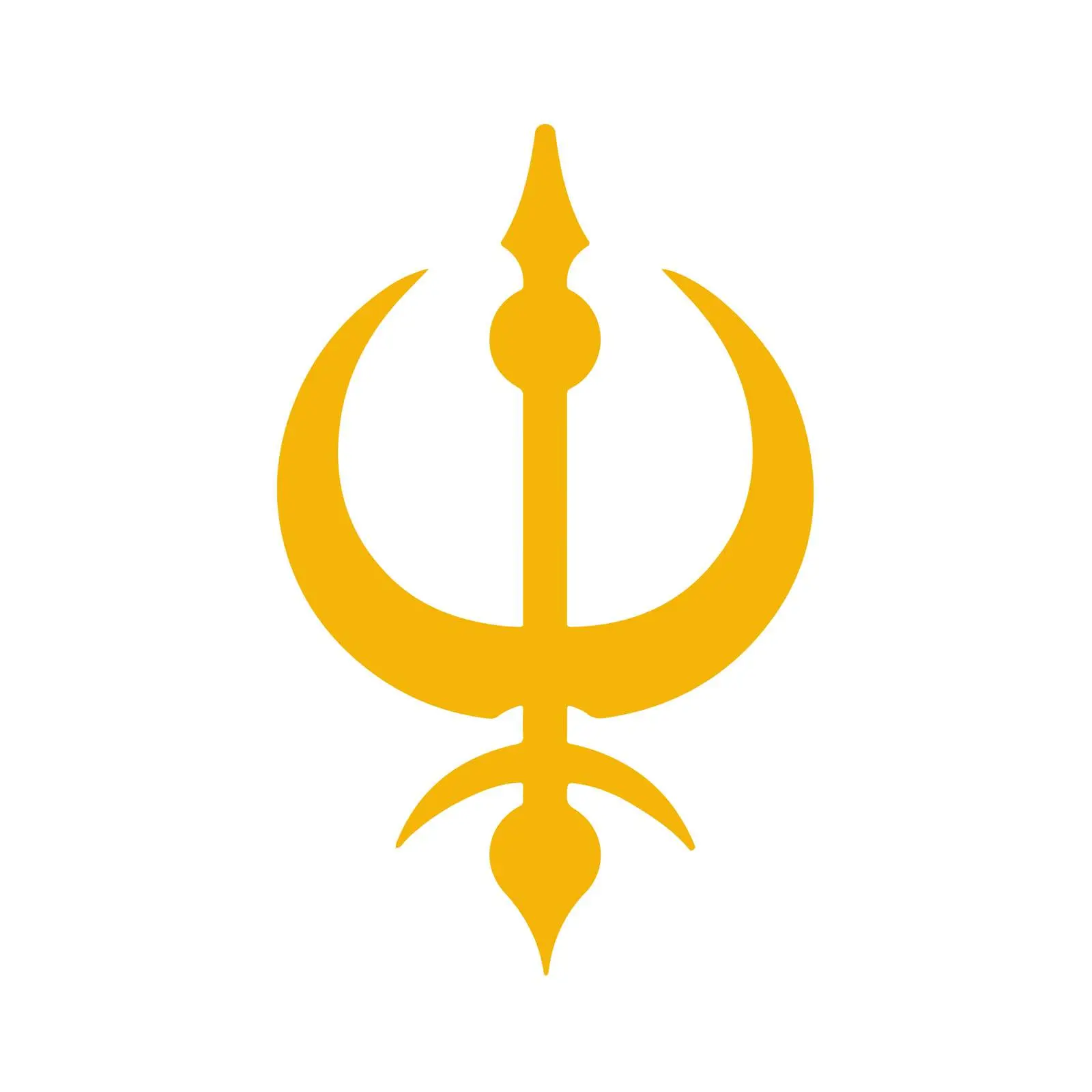 Khanda Symbol Vector Icon — free download from Dotvec