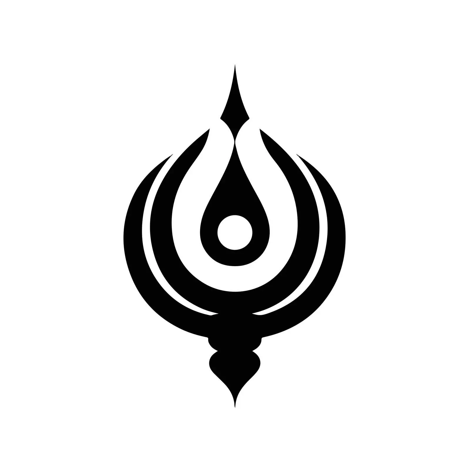 Khanda Symbol Vector Icon — free download from Dotvec