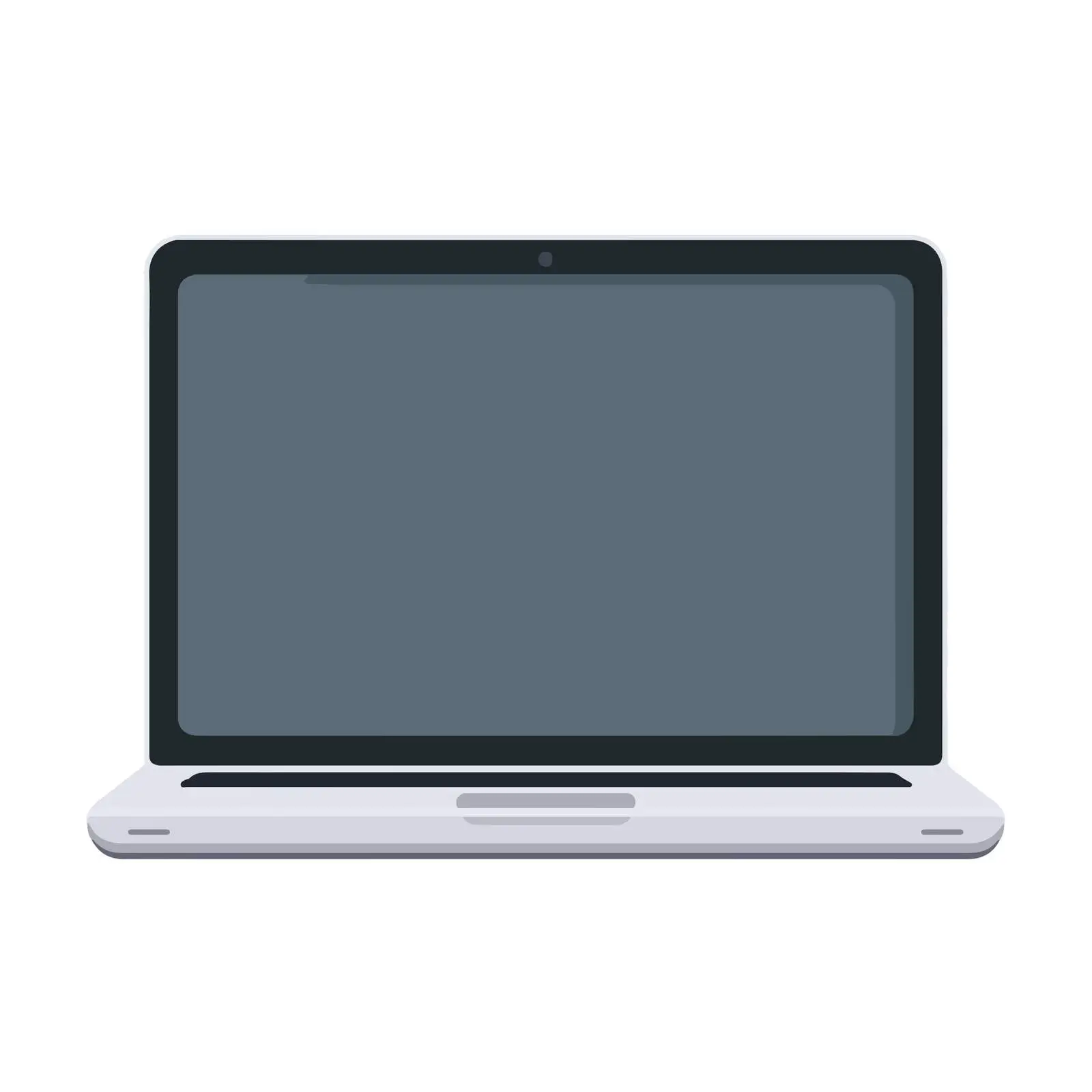 Laptop Icon Flat Style — free download from Dotvec