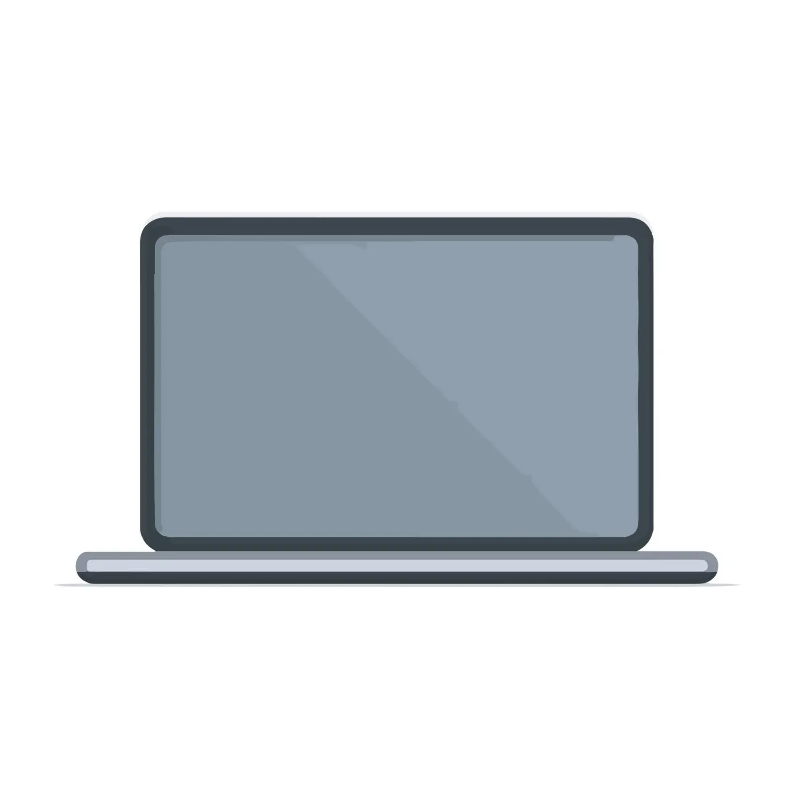 Clean Laptop Icon Design — free download from Dotvec