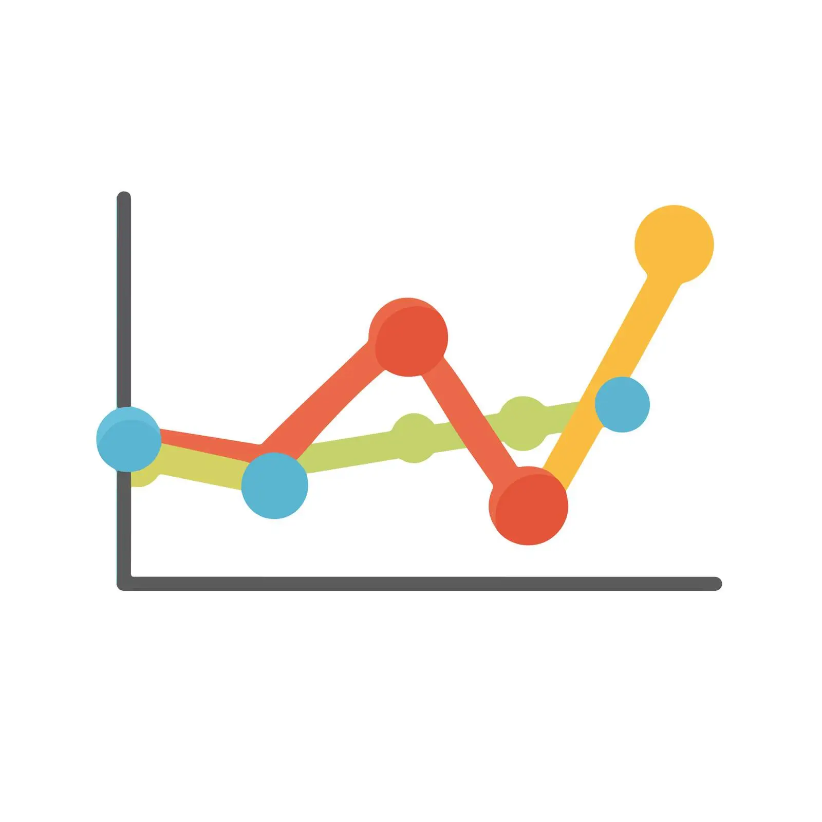 Line Graph Icon — free download from Dotvec