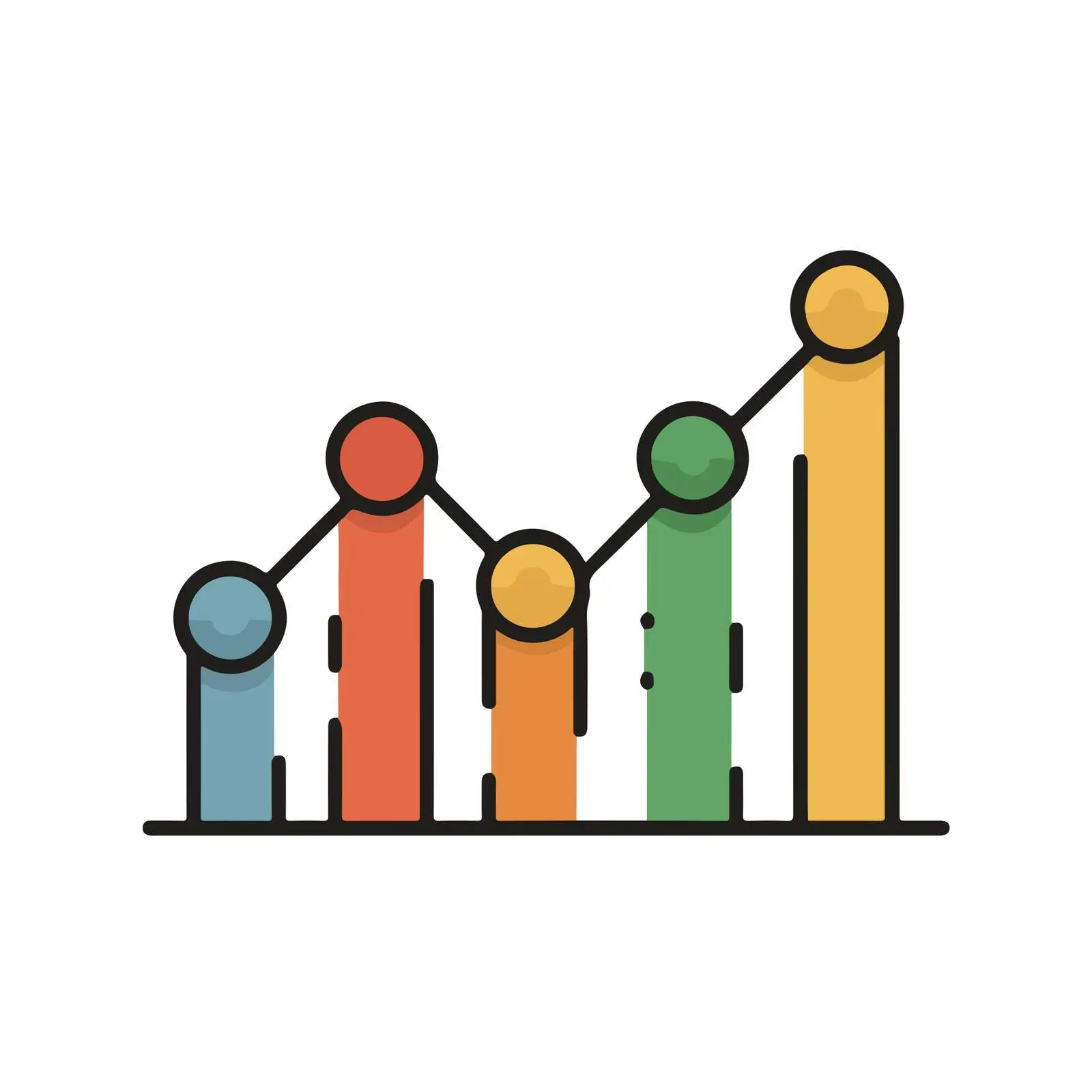 Line Graph Icon — free download from Dotvec