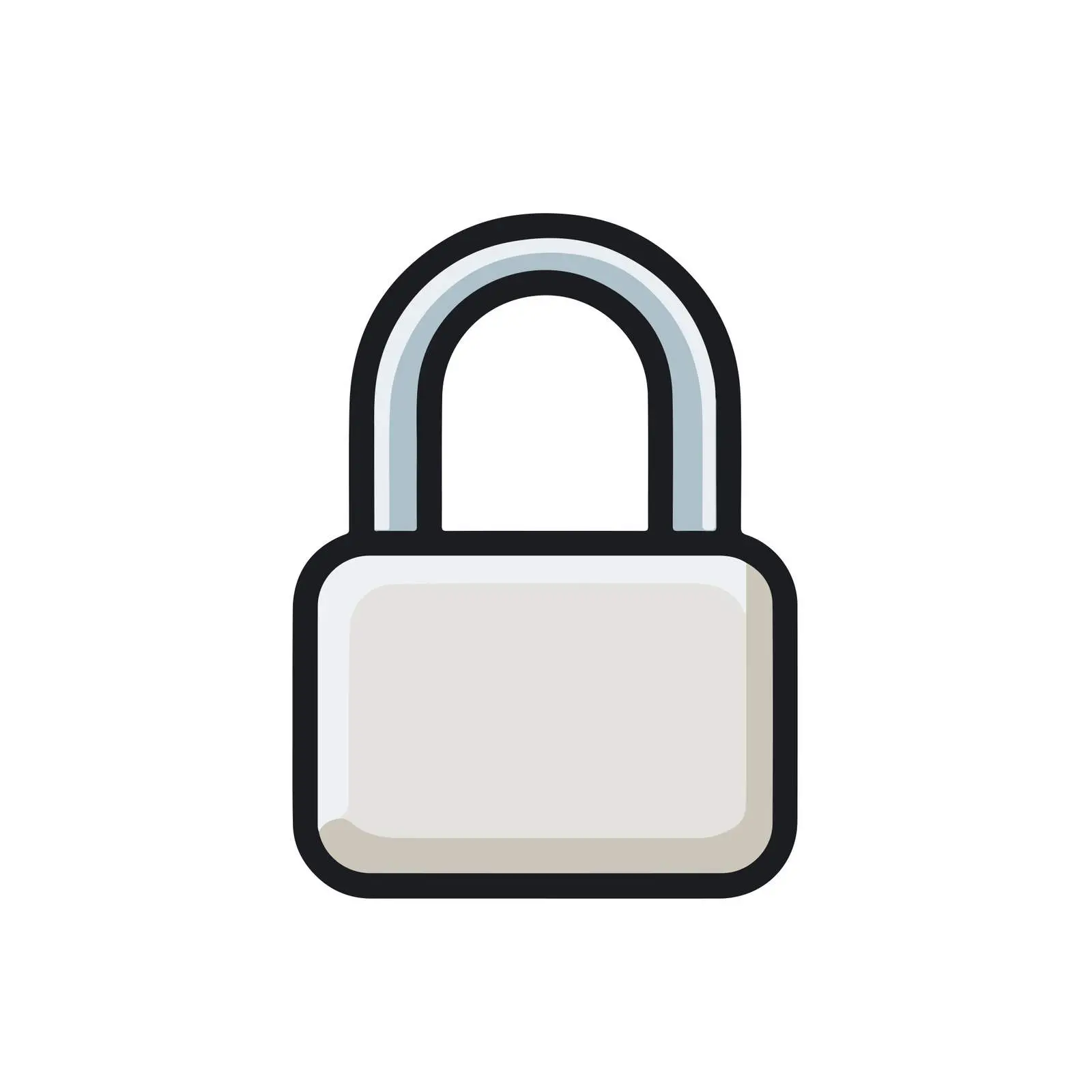 Lock Outline Vector Icon — free download from Dotvec