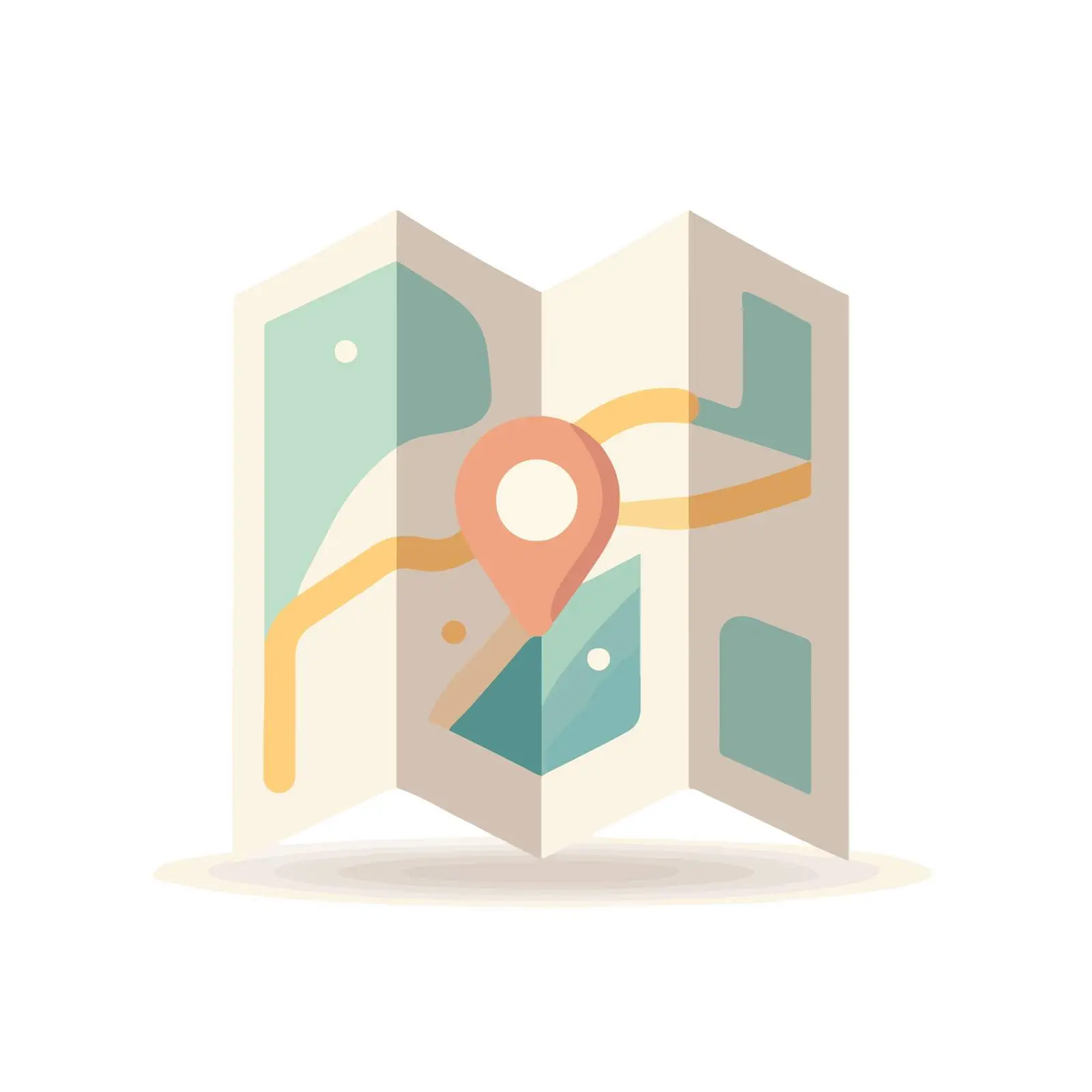 Minimalistic Map Icon — free download from Dotvec