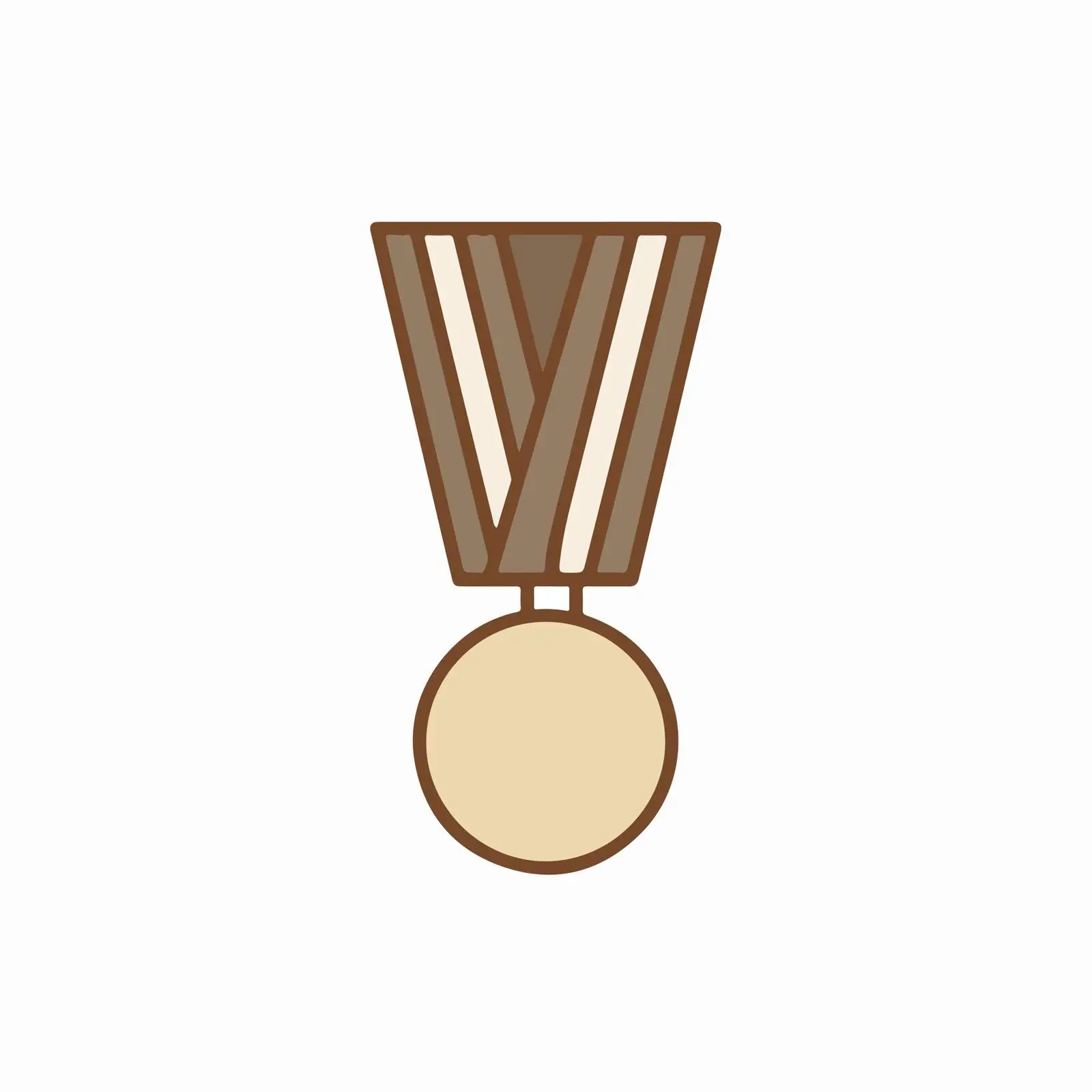 Medal Icon Minimal Design — free download from Dotvec