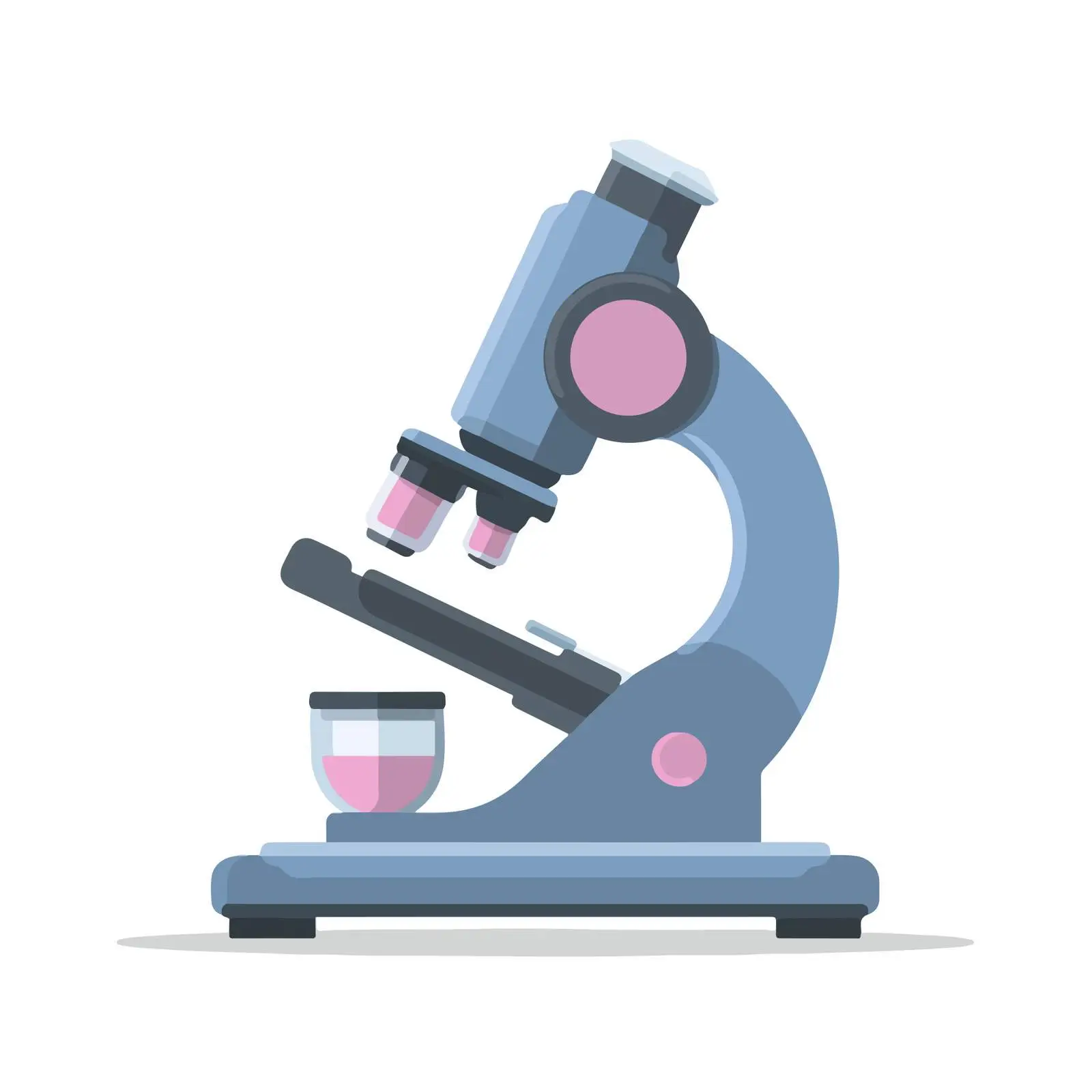Microscope Icon for Scientific Use — free download from Dotvec