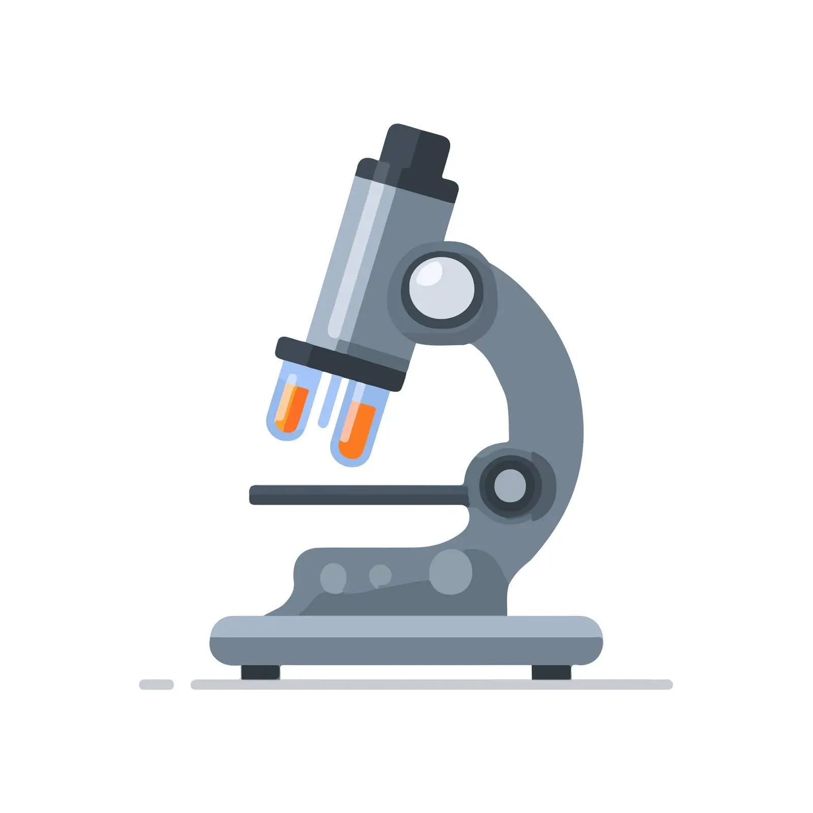 Microscope Flat Vector Icon — free download from Dotvec