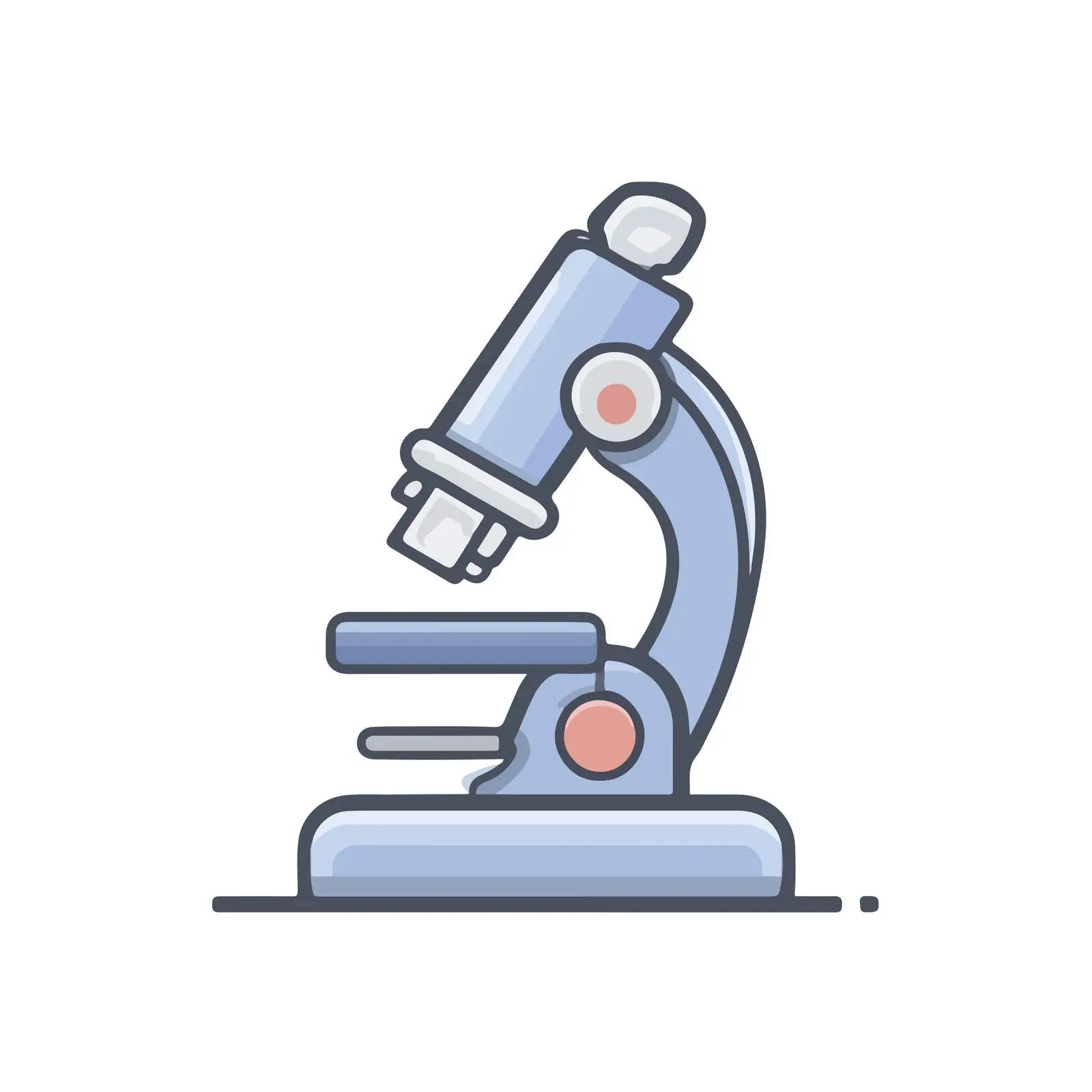 Microscope Icon Flat Vector Style — free download from Dotvec