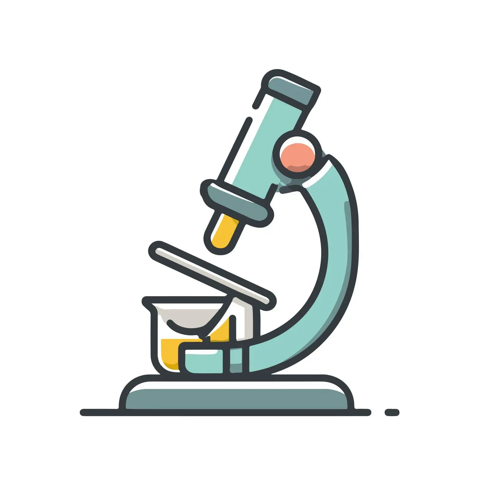 Microscope Icon — free download from Dotvec