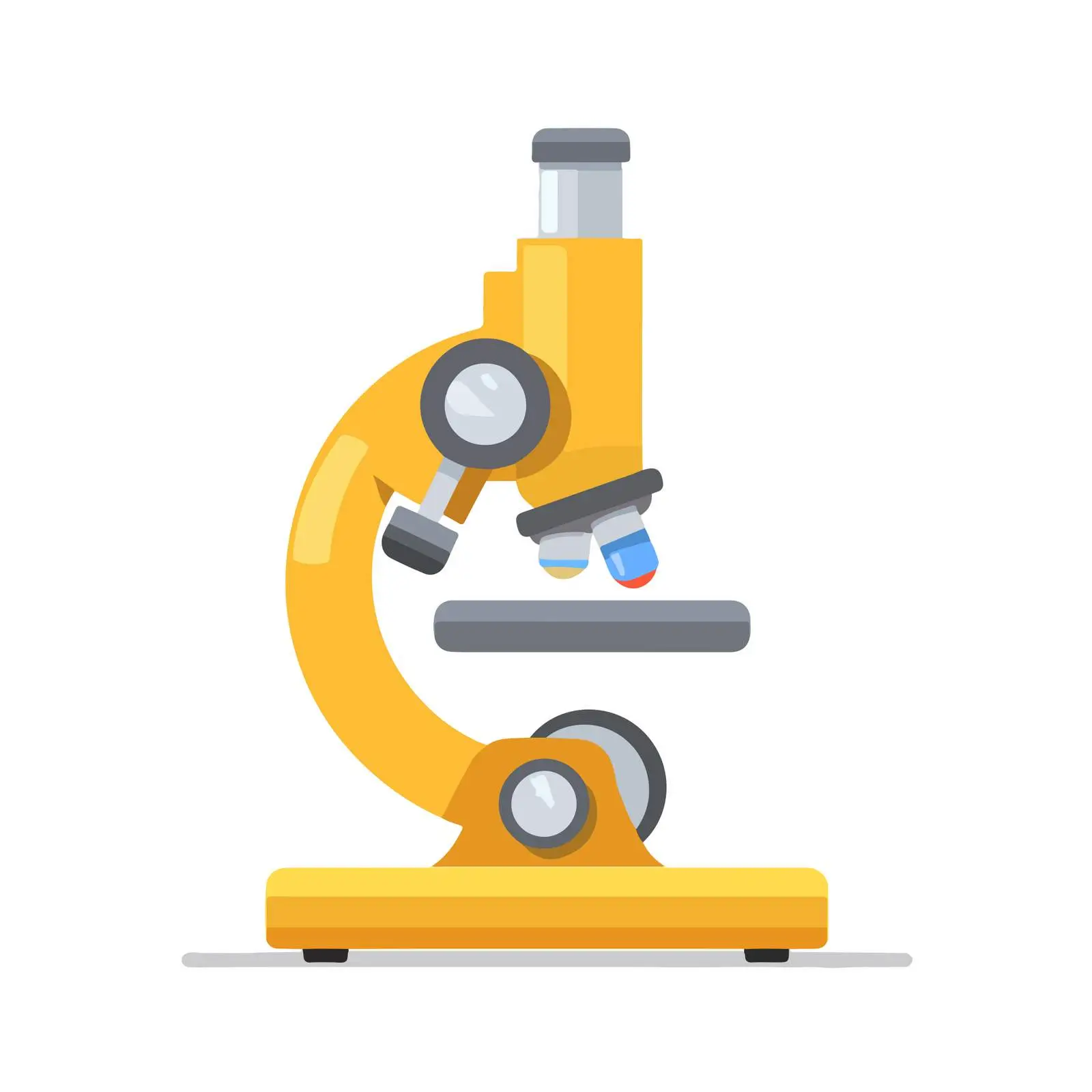 Microscope Icon for Scientific Purposes — free download from Dotvec