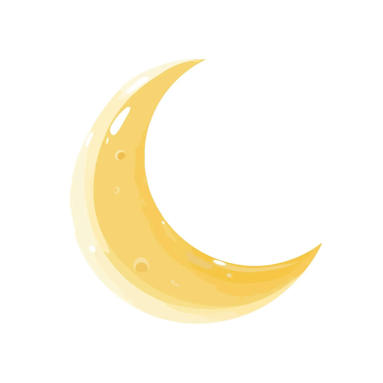 Moon Object Icon — free download from Dotvec
