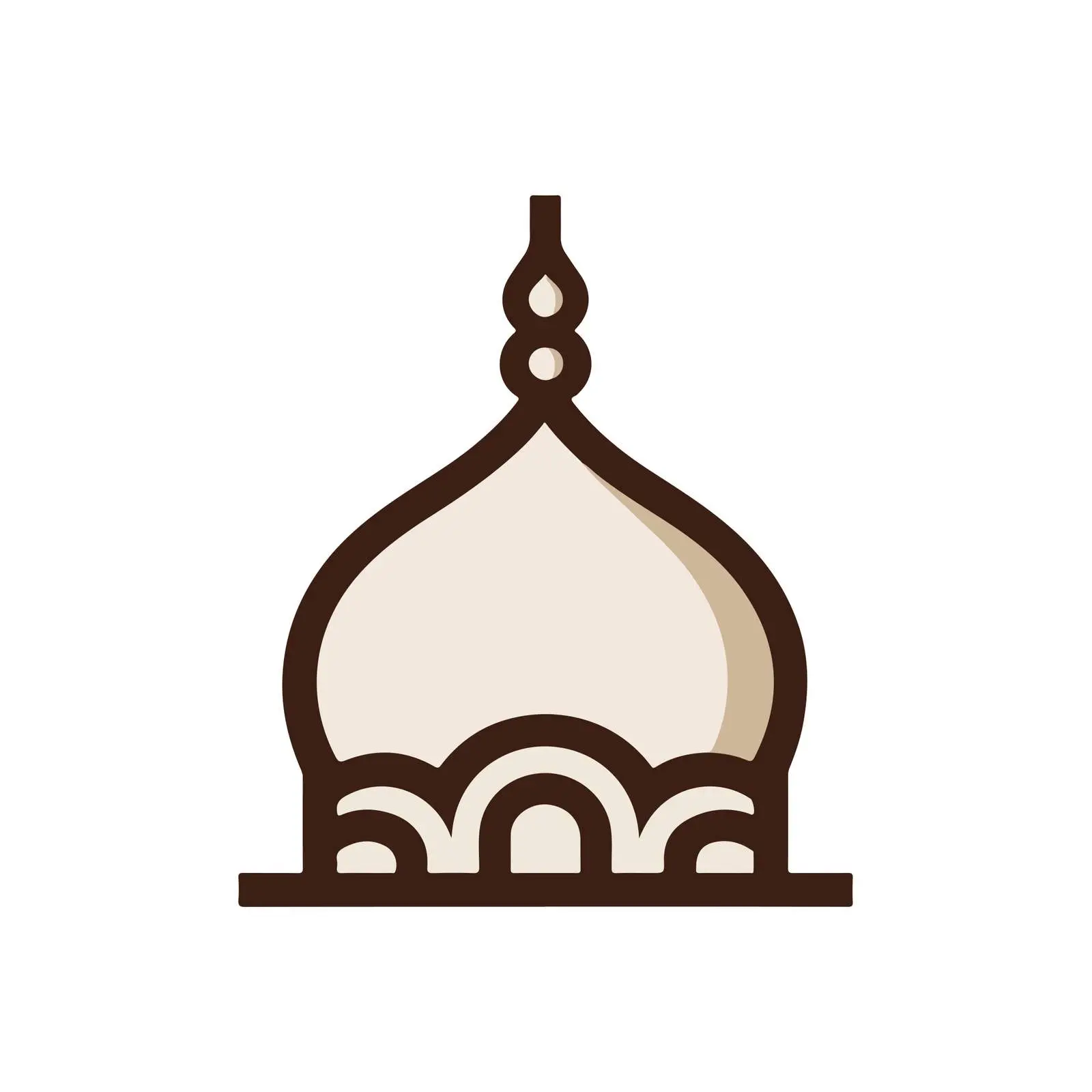 Mosque Dome Outline Icon — free download from Dotvec