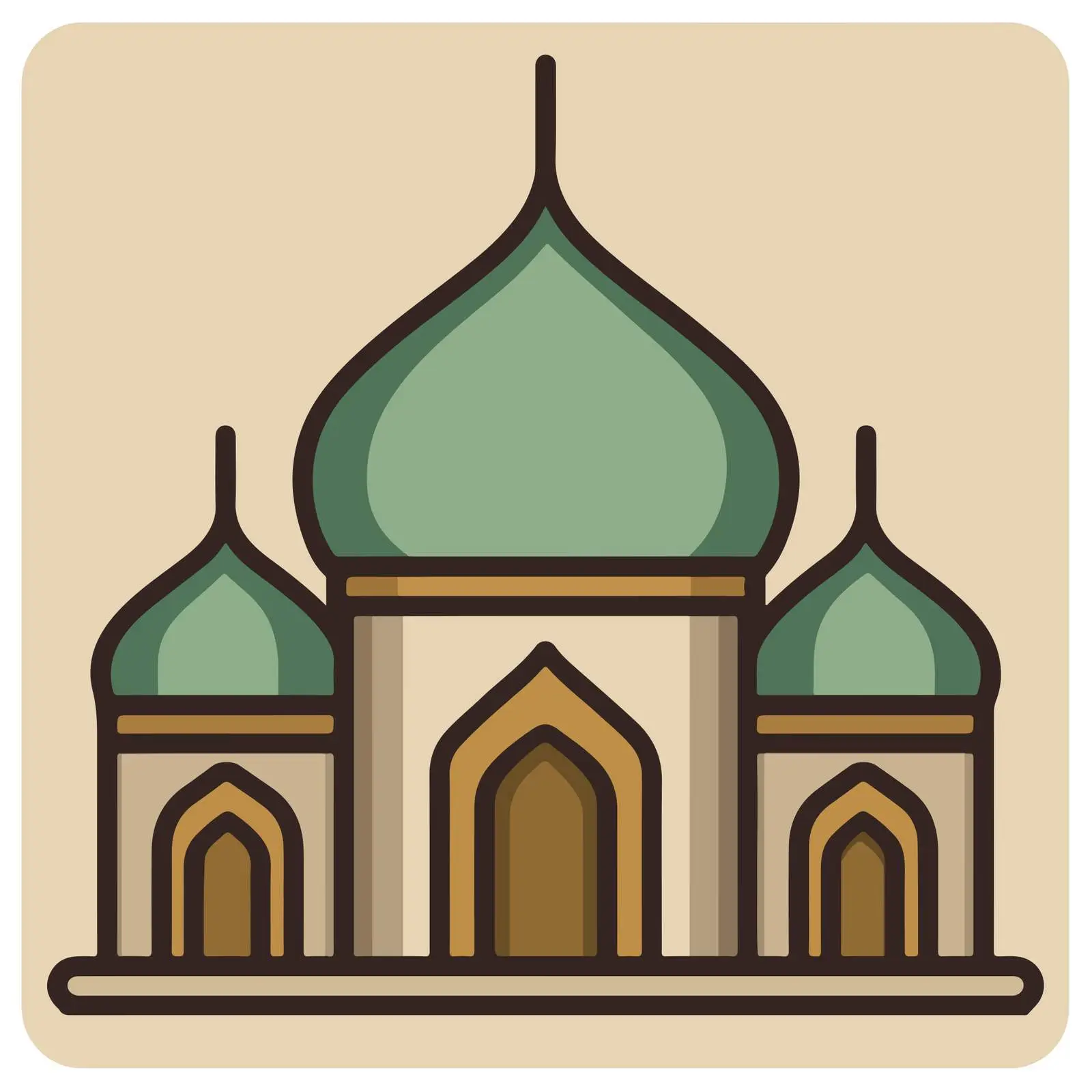 Mosque Dome Icon — free download from Dotvec