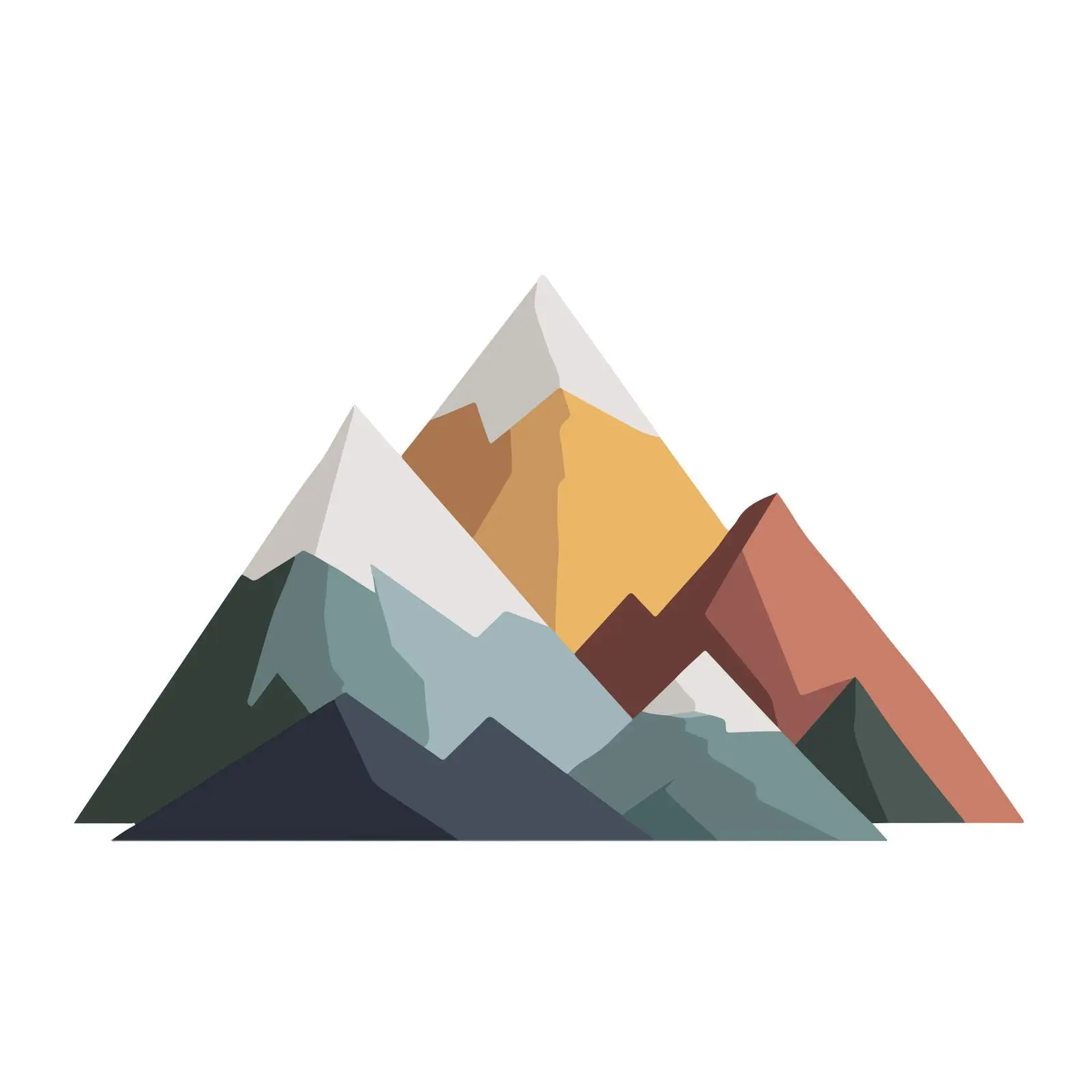 Minimal Mountain Icon — free download from Dotvec