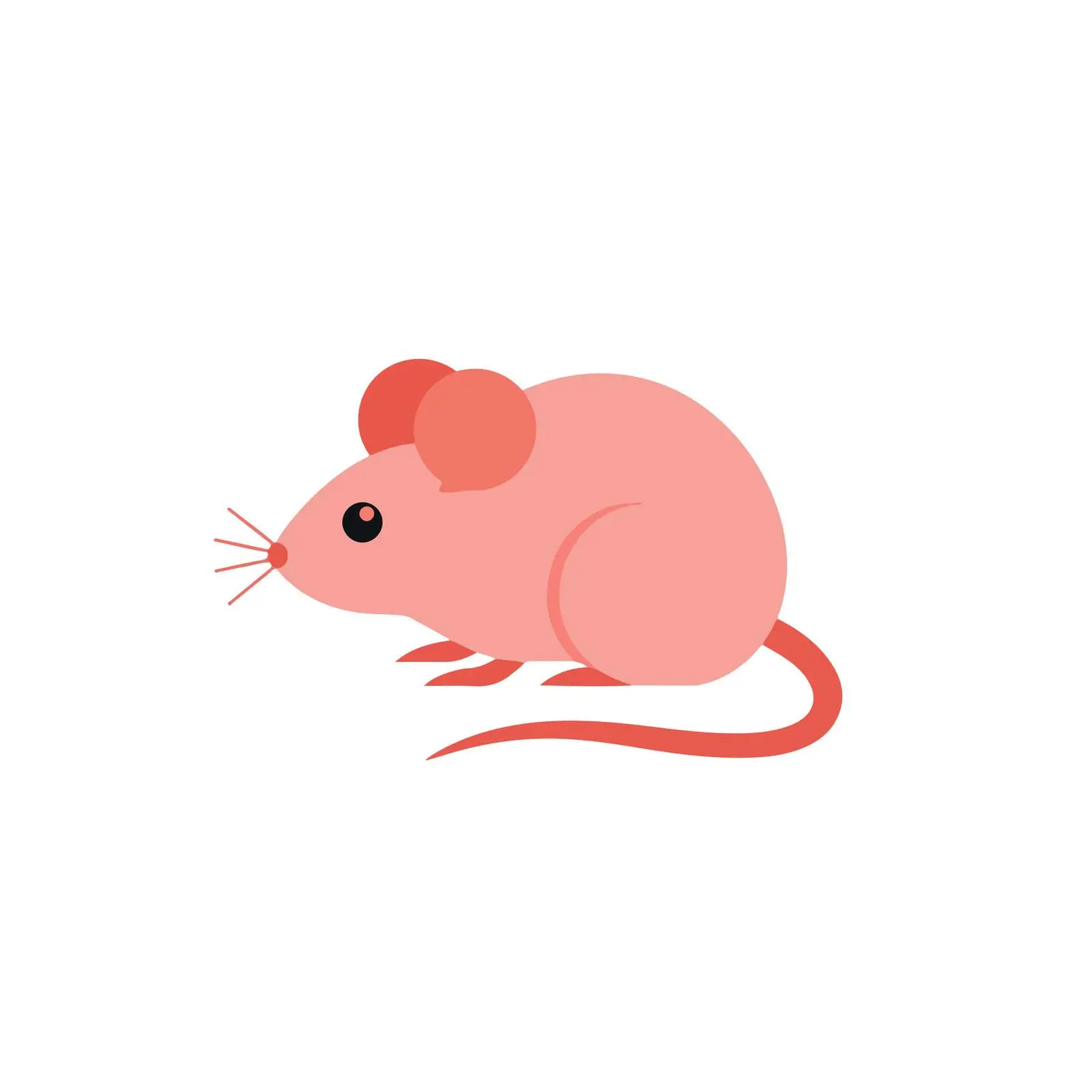 Mouse Icon in Bold Flat Style — free download from Dotvec