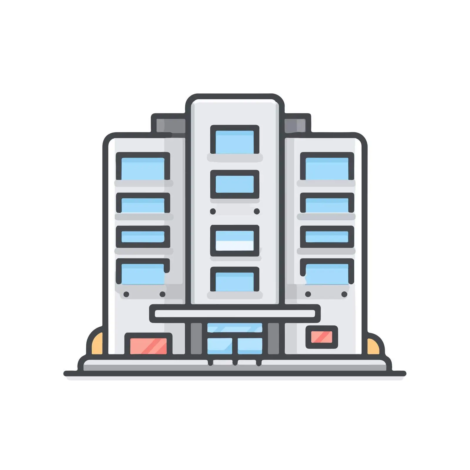 Office Building Icon — free download from Dotvec