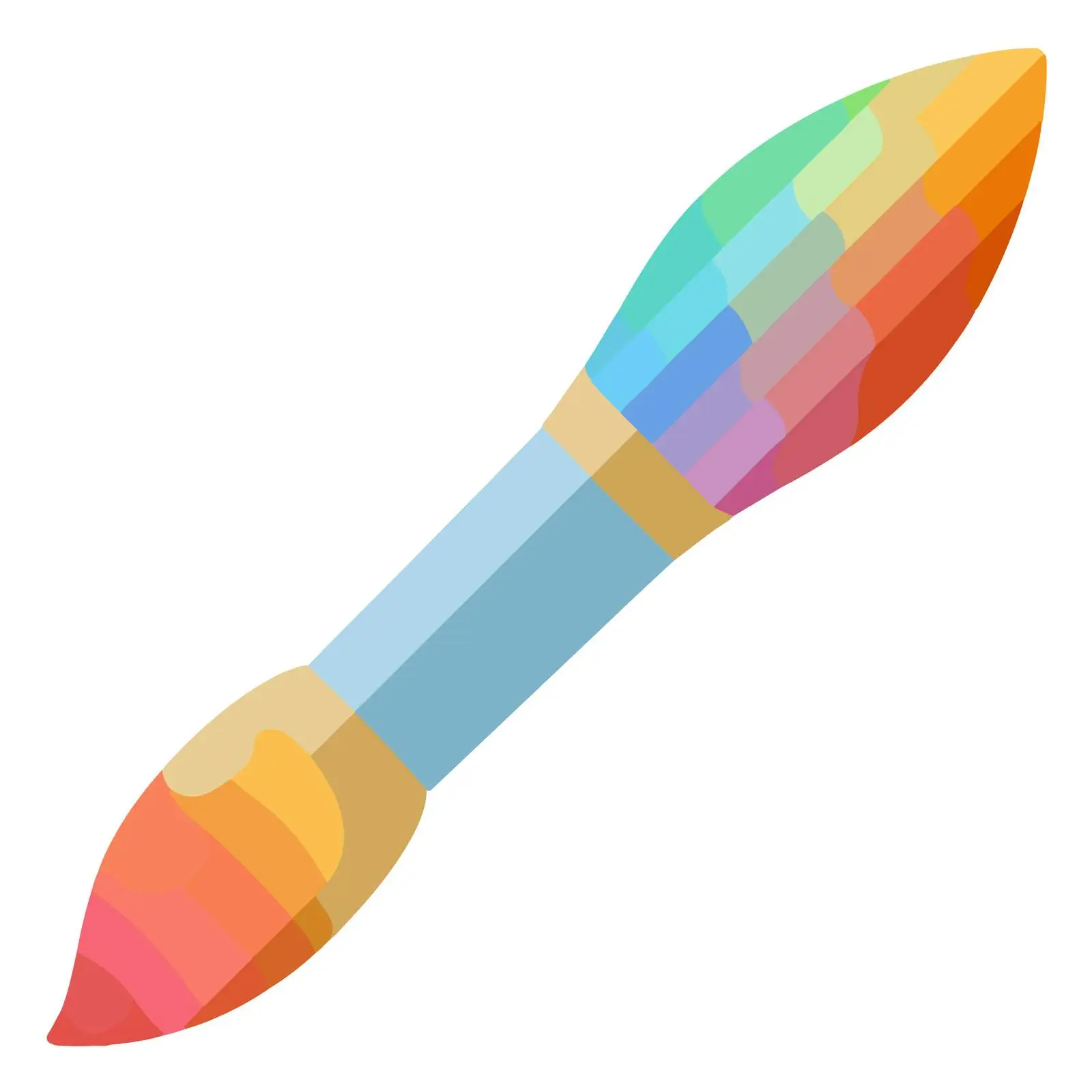 Colorful Paintbrush Icon — free download from Dotvec