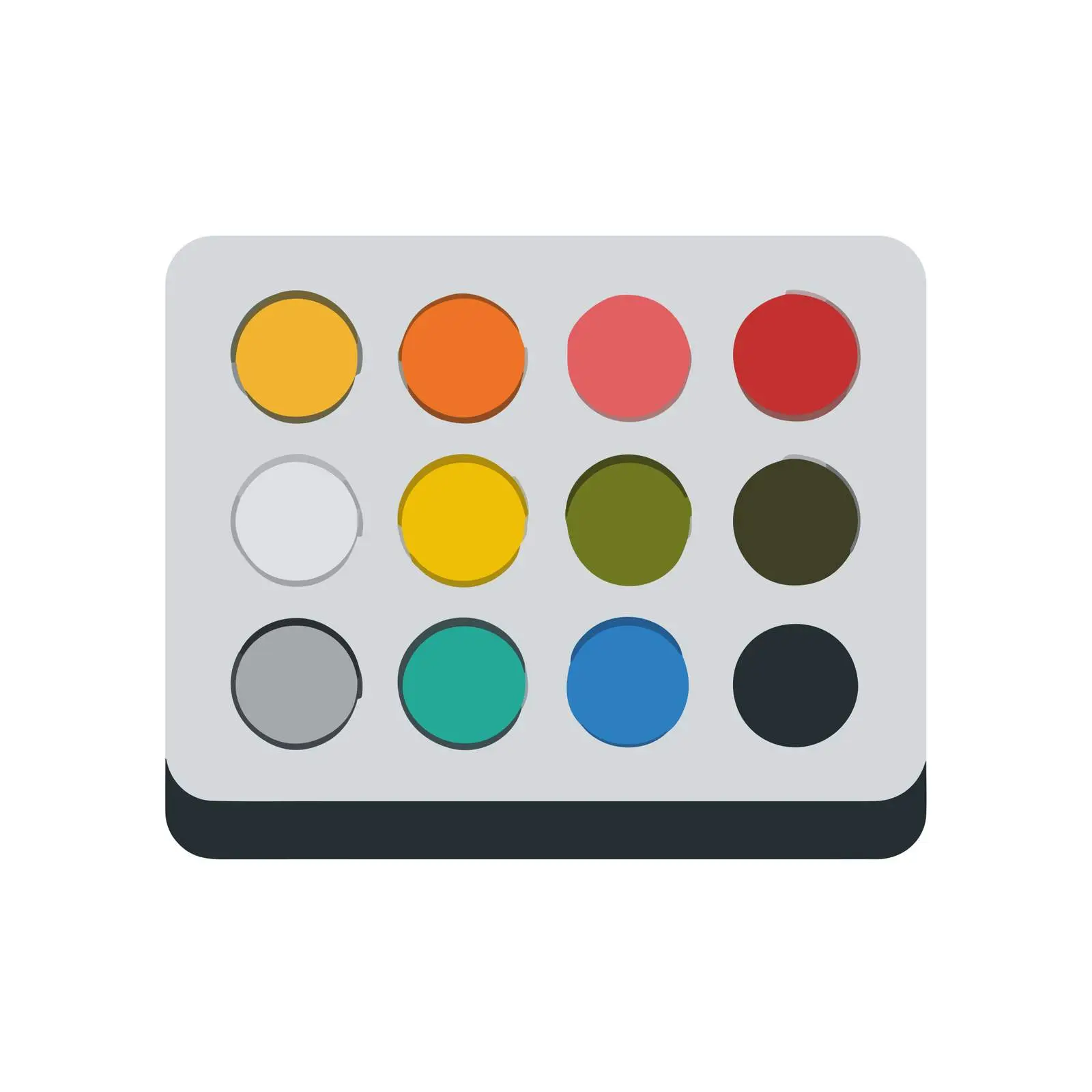 Palette Icon for Design Usage — free download from Dotvec