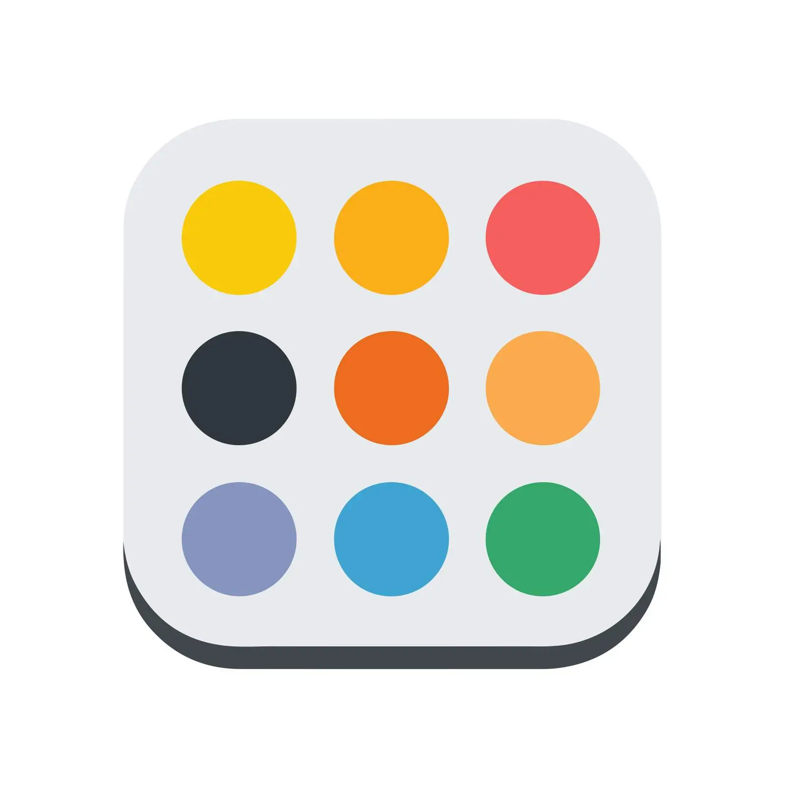 Palette Icon for Designers — free download from Dotvec
