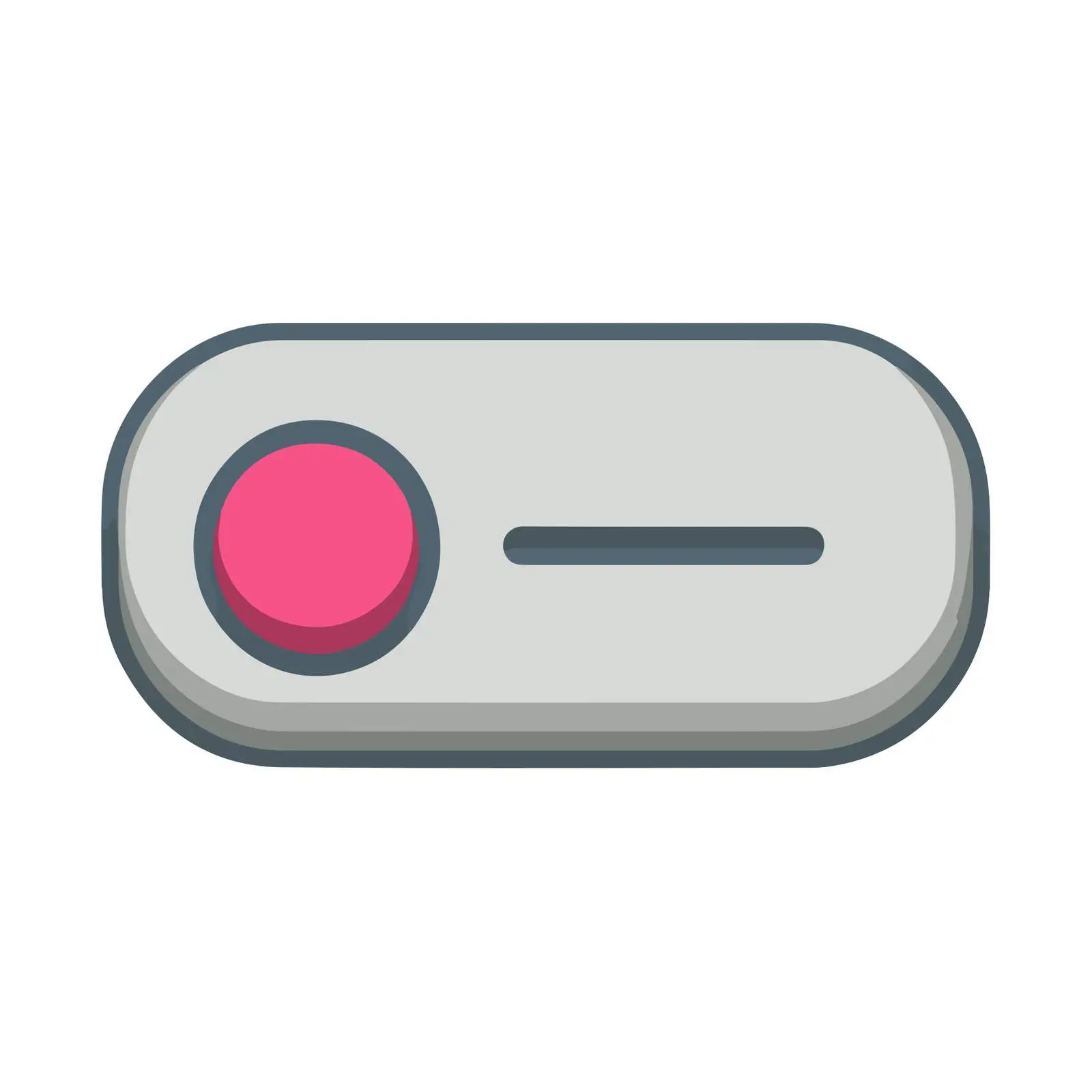 Pause Button Icon in Flat Style — free download from Dotvec