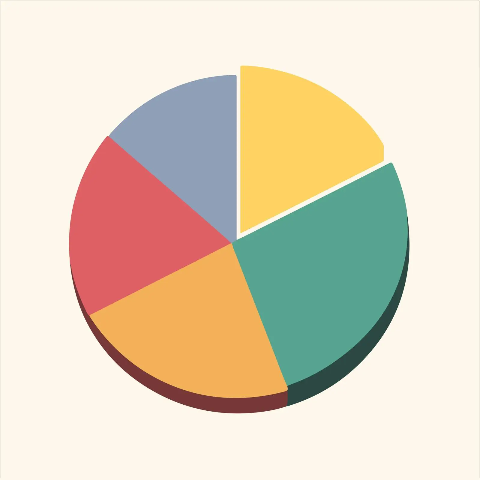 Minimal Pie Chart Icon — free download from Dotvec
