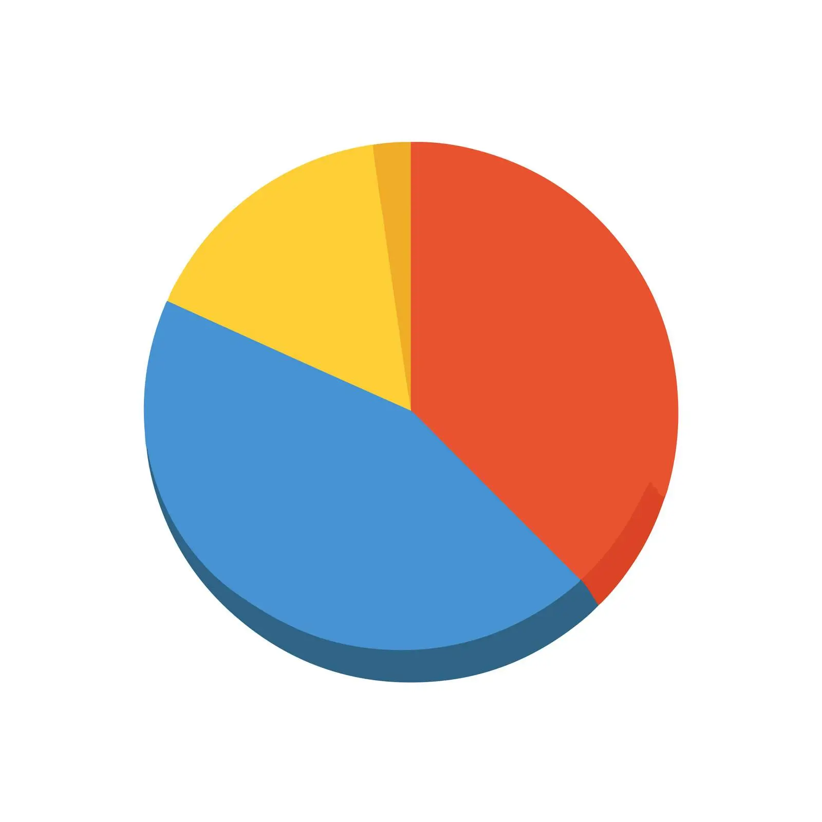 Pie Chart Flat Icon — free download from Dotvec