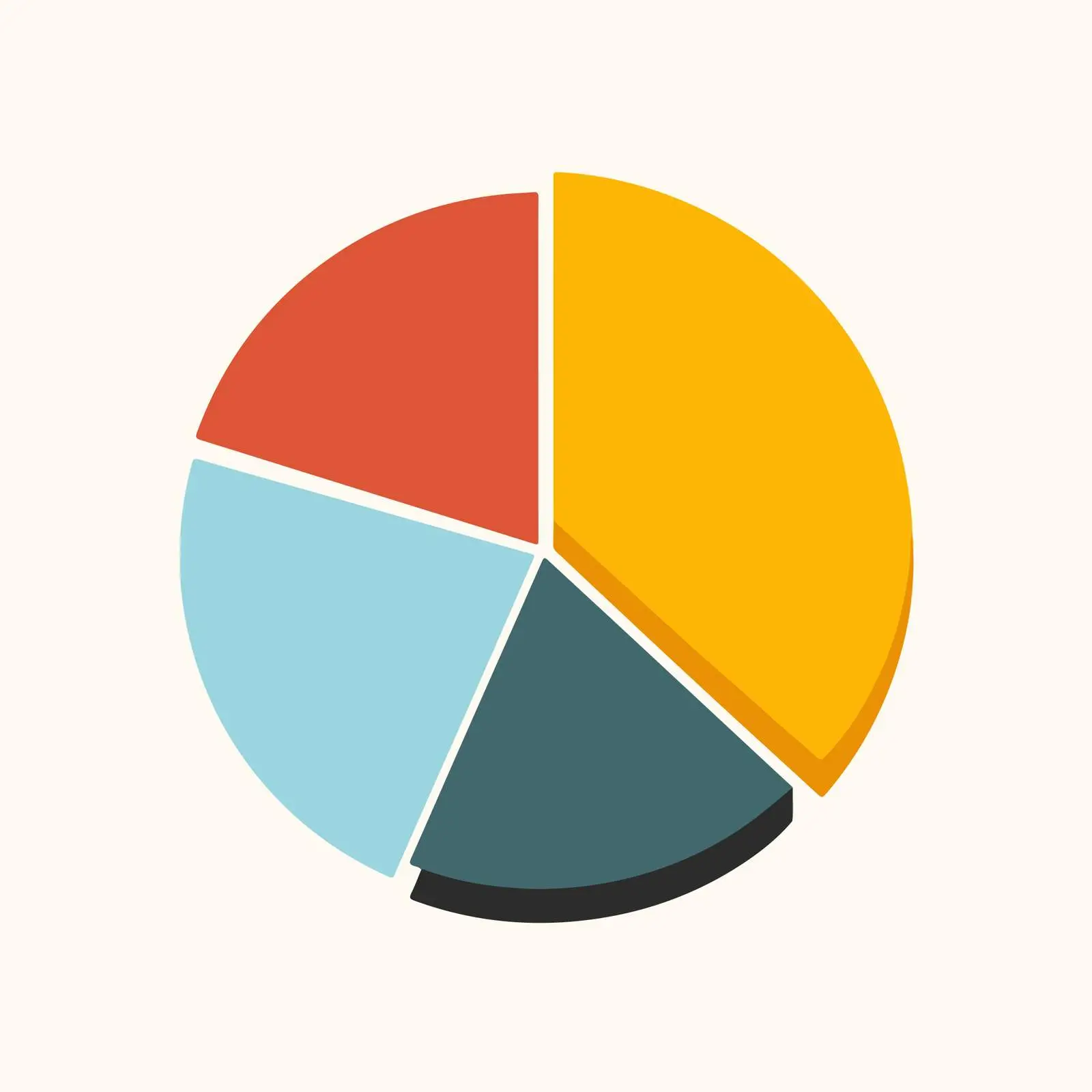 Minimal Pie Chart Icon — free download from Dotvec