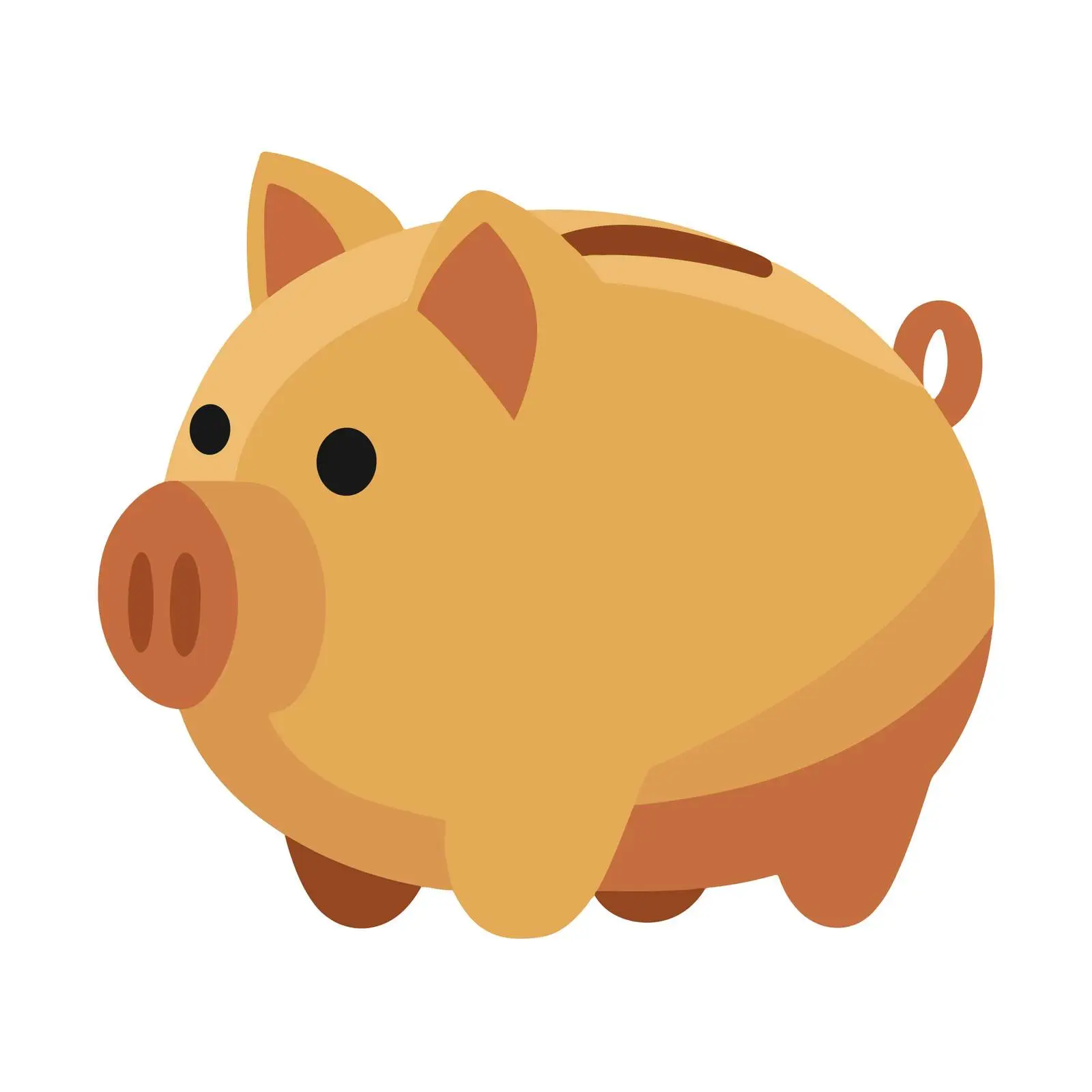 Piggy Bank Flat Vector Icon — free download from Dotvec