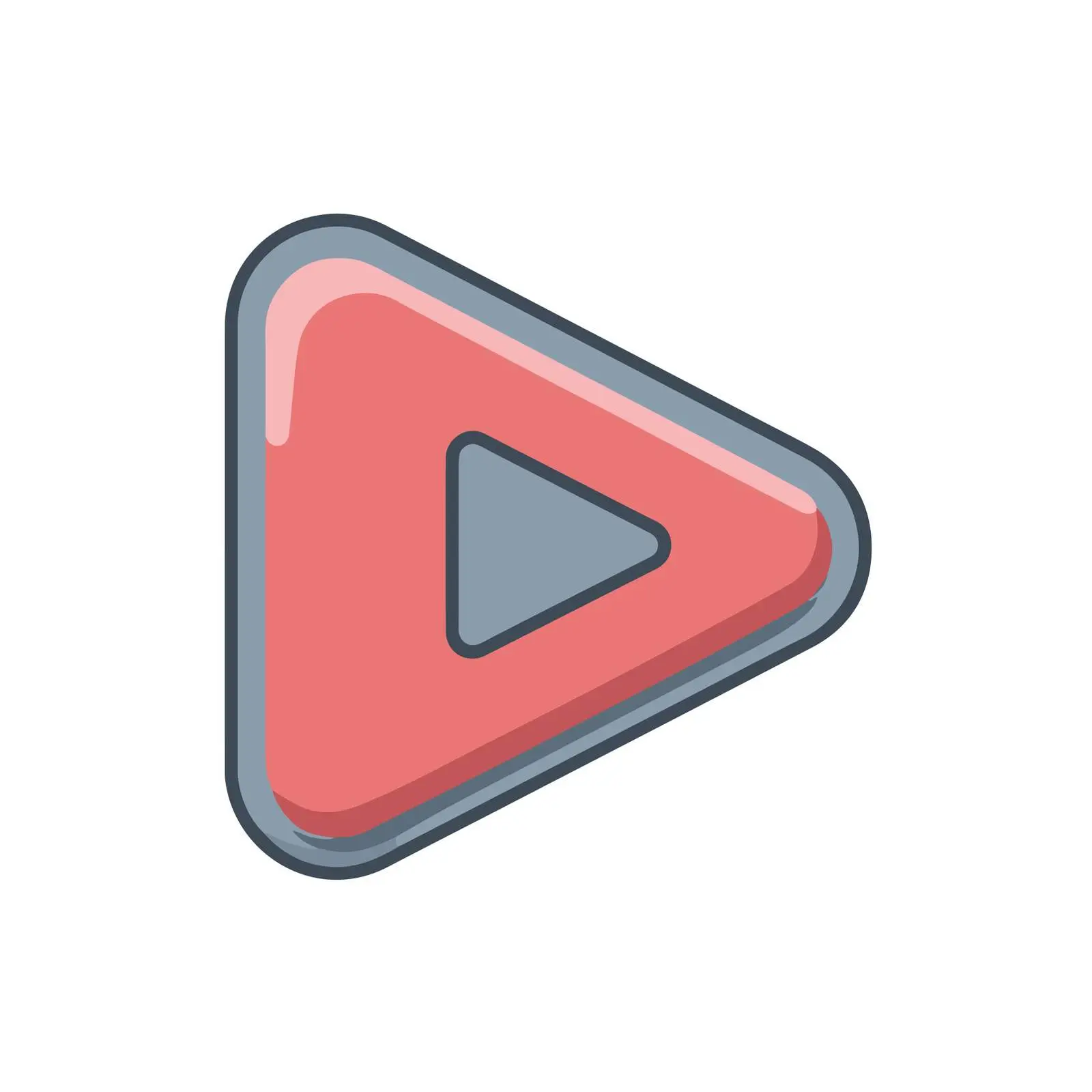 Minimal Play Button Icon — free download from Dotvec
