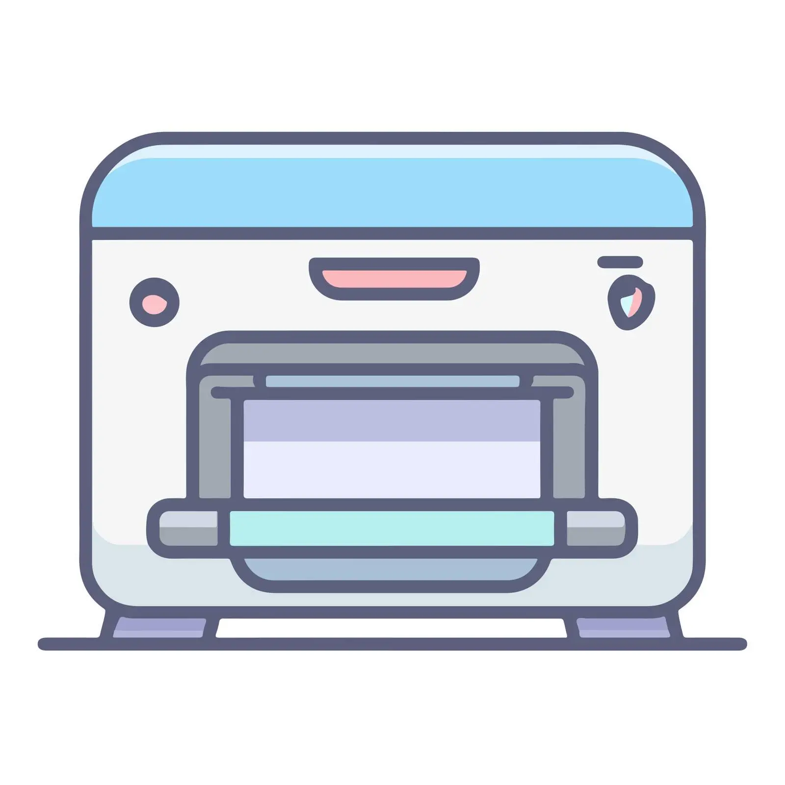 Printer Outline Vector Icon — free download from Dotvec
