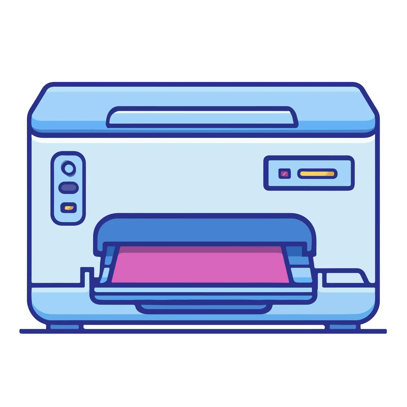 Printer Outline Icon — free download from Dotvec