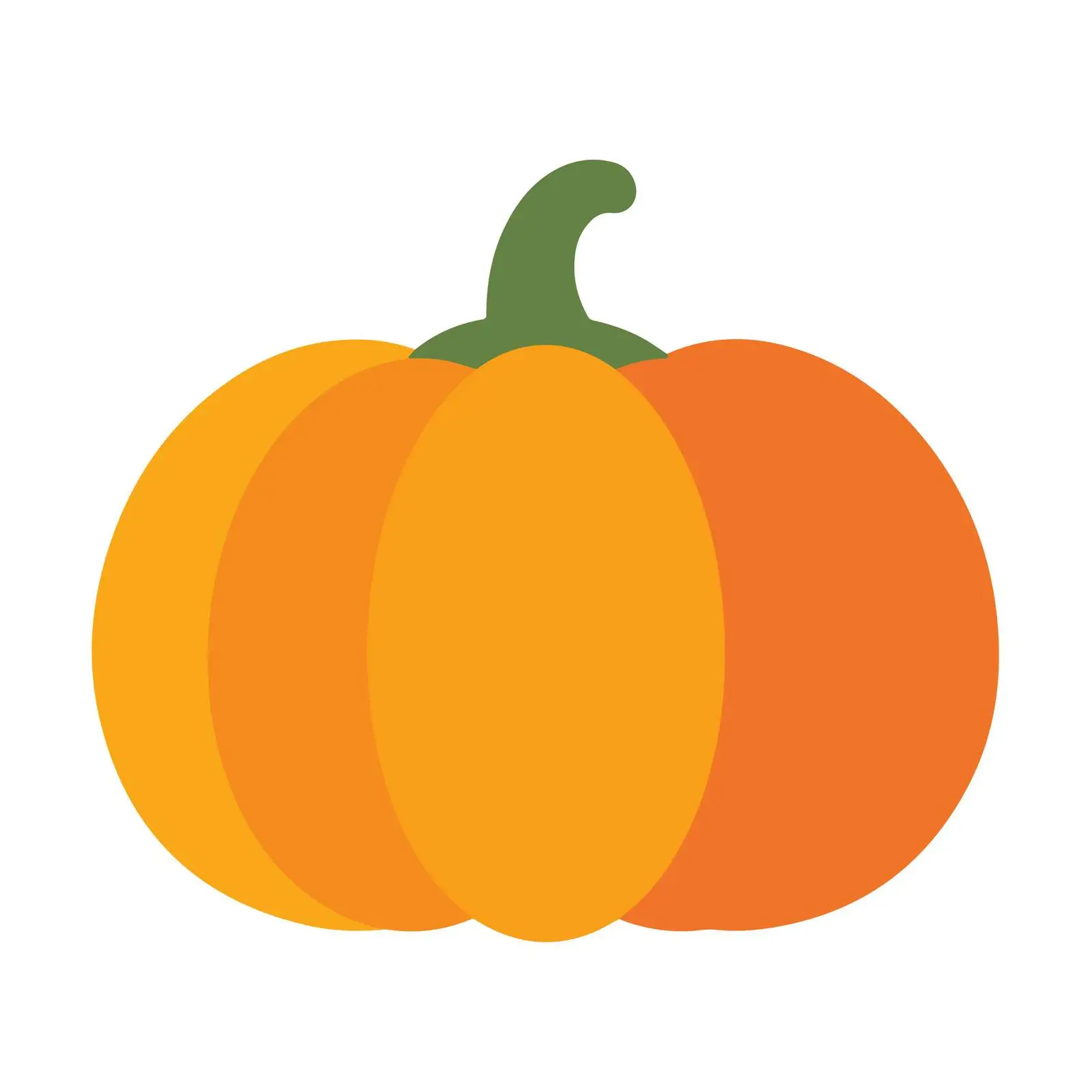 Minimal Pumpkin Flat Vector Icon — free download from Dotvec