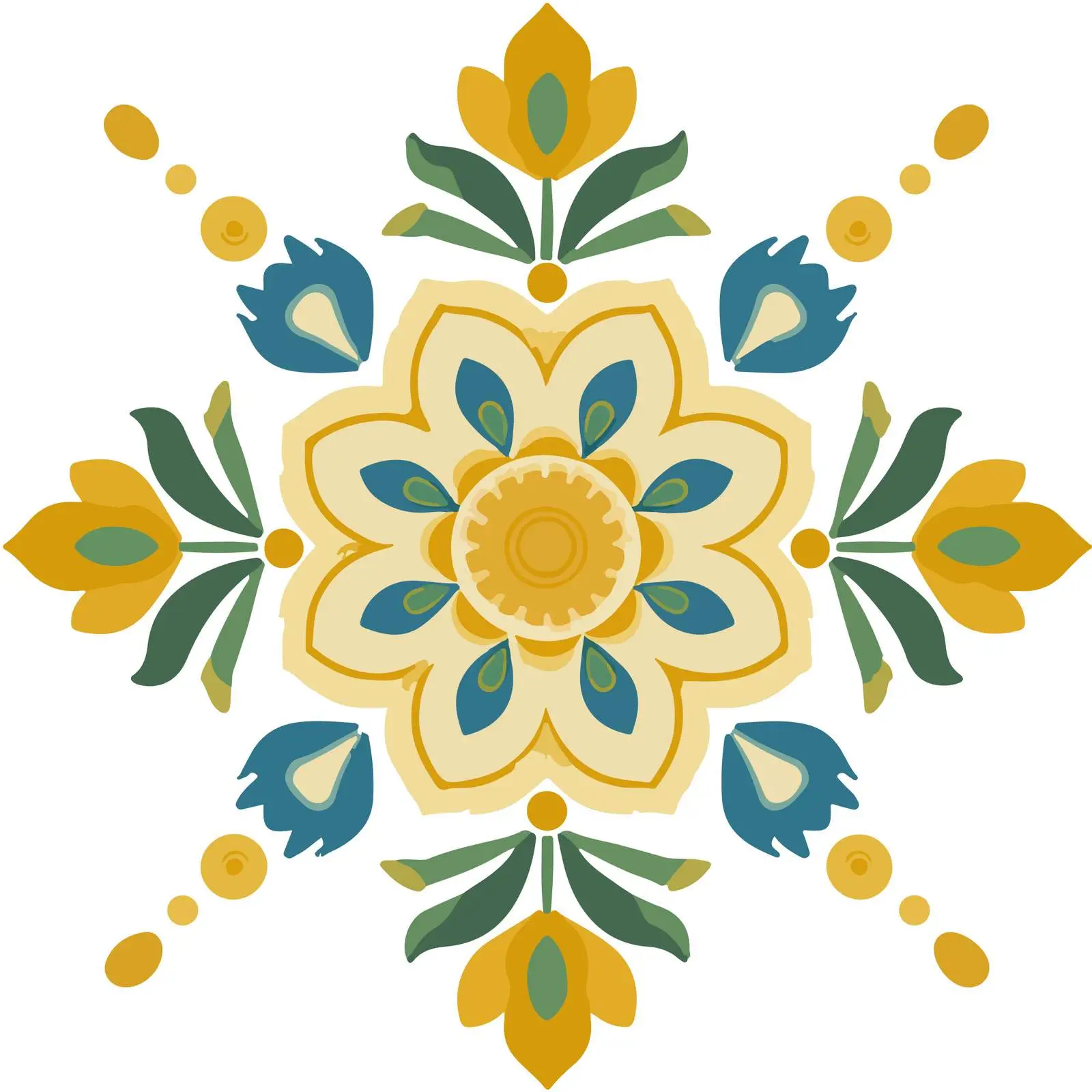 Rangoli Design Vector Icon — free download from Dotvec