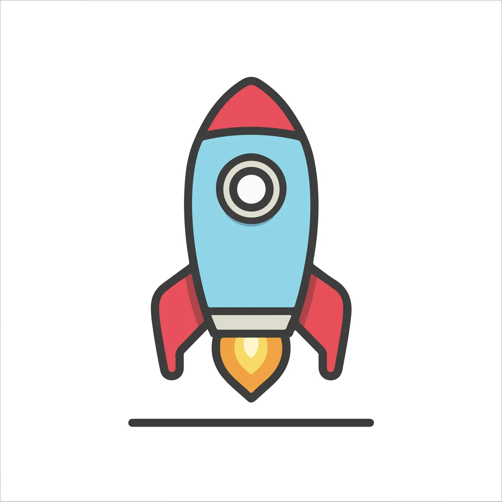 Rocket Object Icon — free download from Dotvec