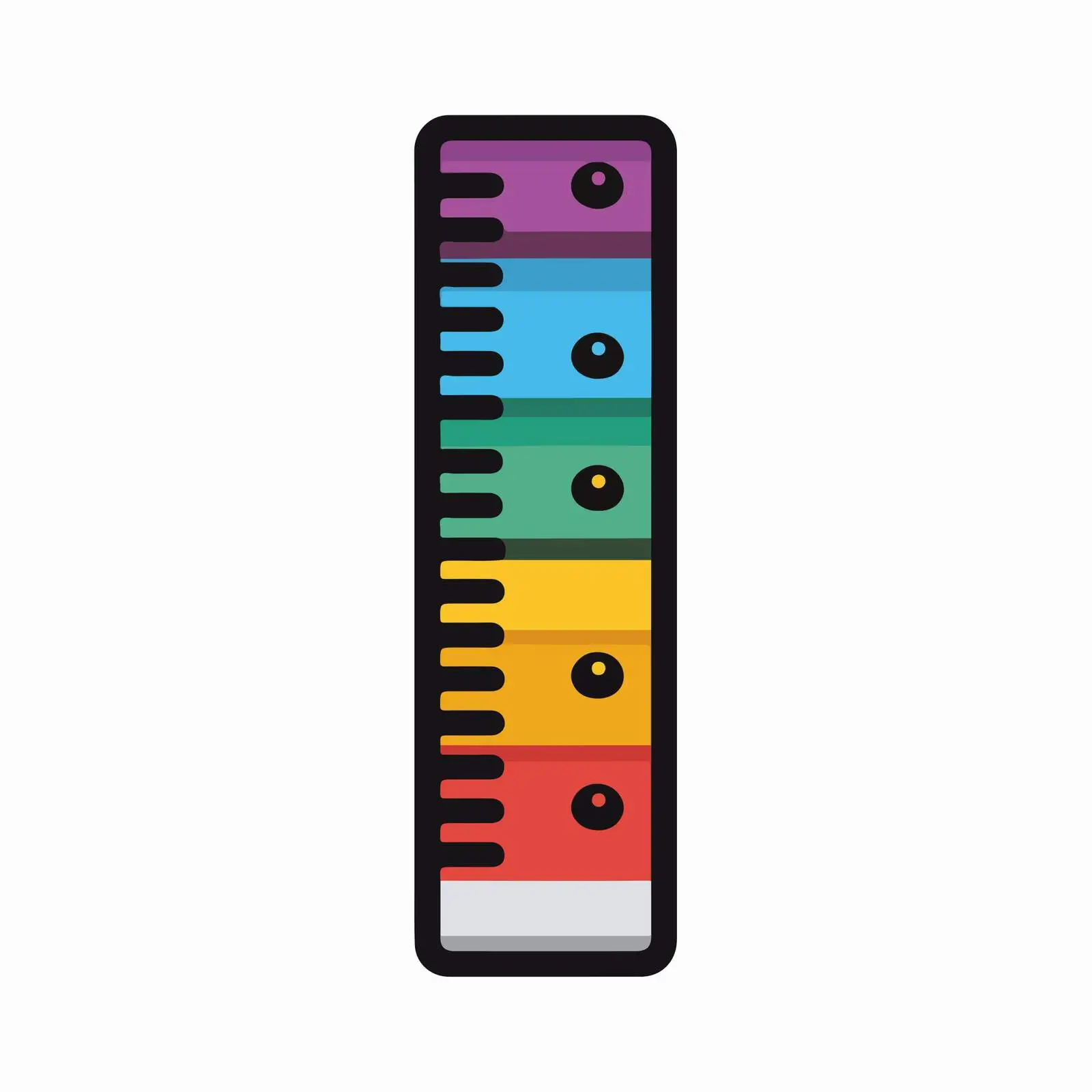 Colorful Ruler Icon — free download from Dotvec