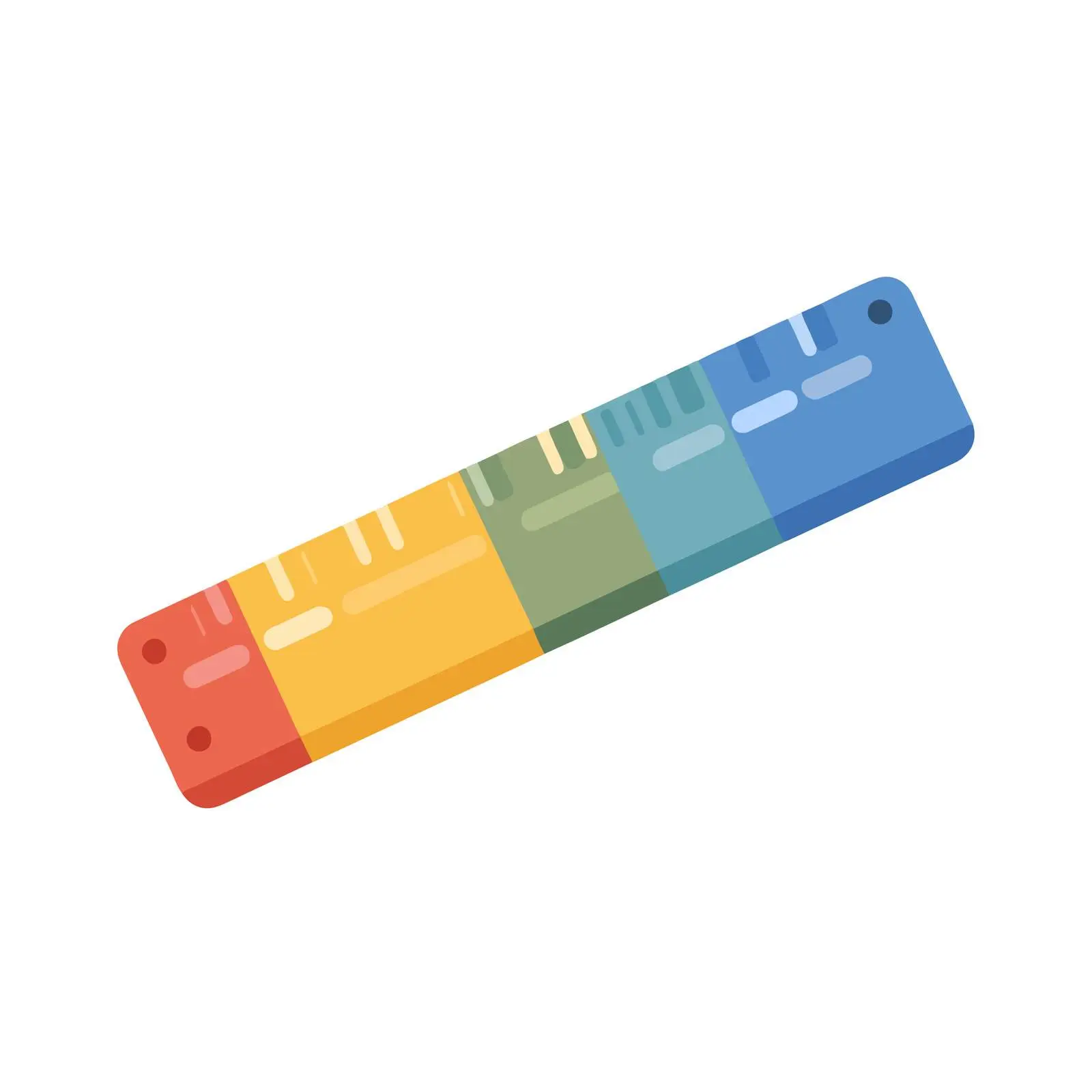 Colorful Ruler Icon — free download from Dotvec