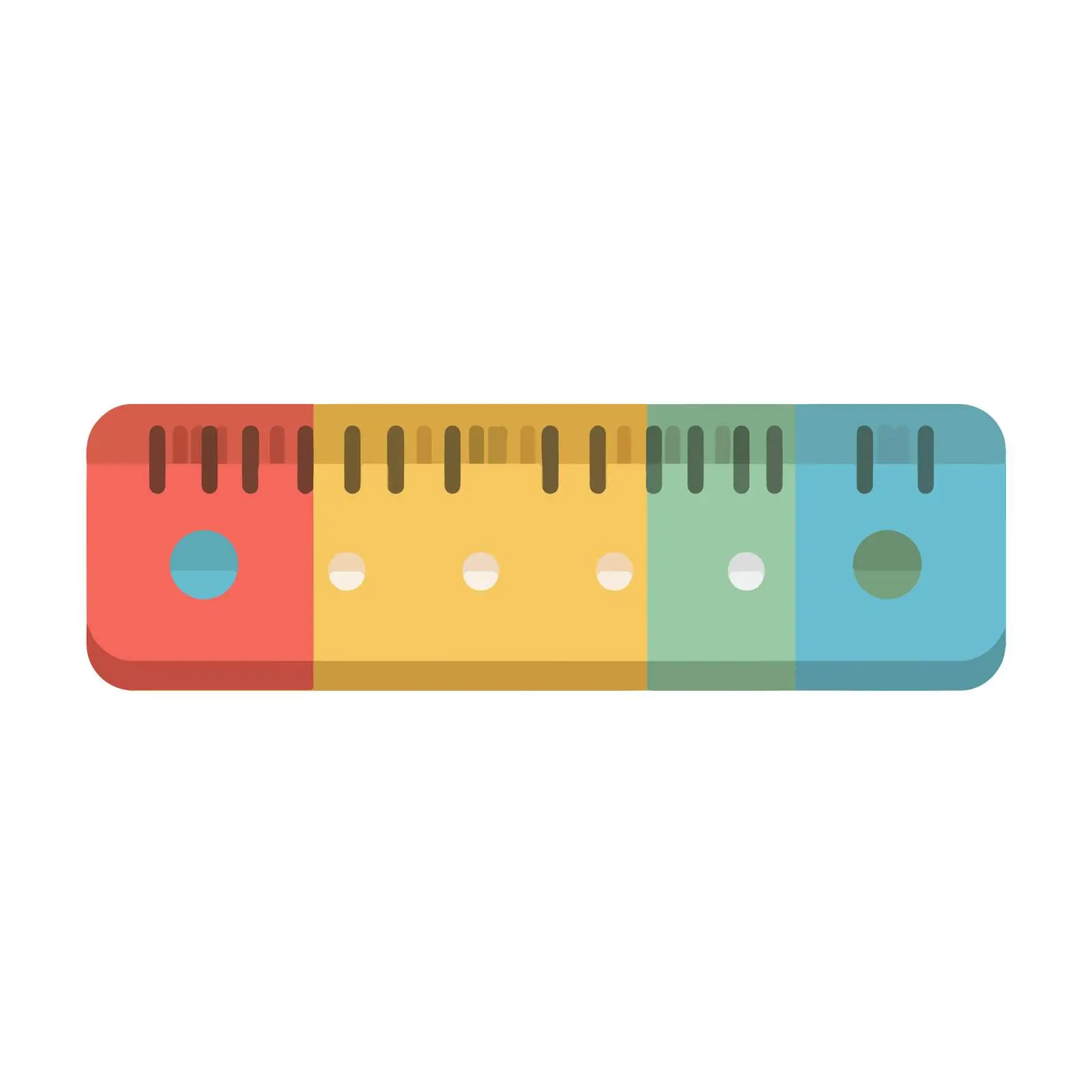 Colorful Ruler Icon — free download from Dotvec