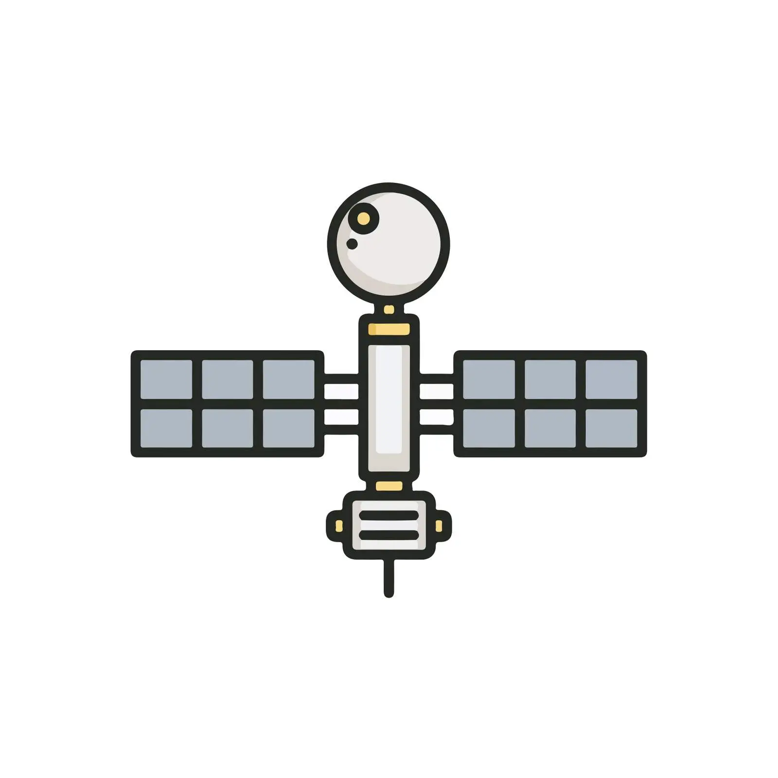 Satellite Thin Vector Icon — free download from Dotvec