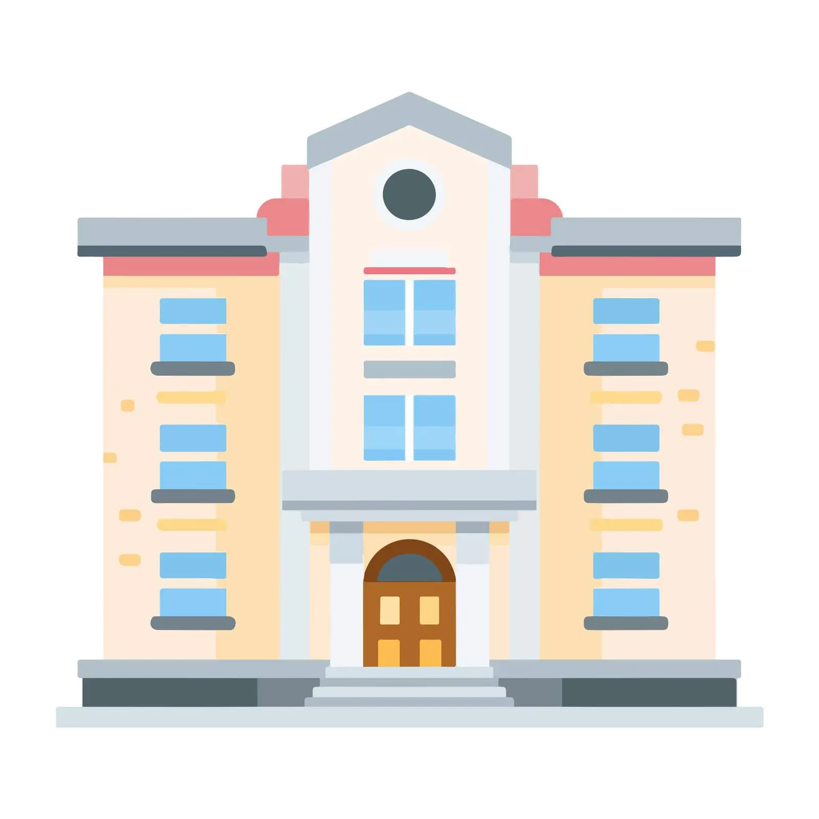 School Building Icon — free download from Dotvec