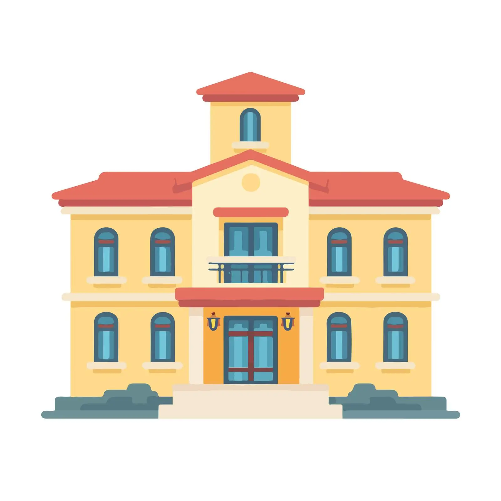 School Building Icon — free download from Dotvec