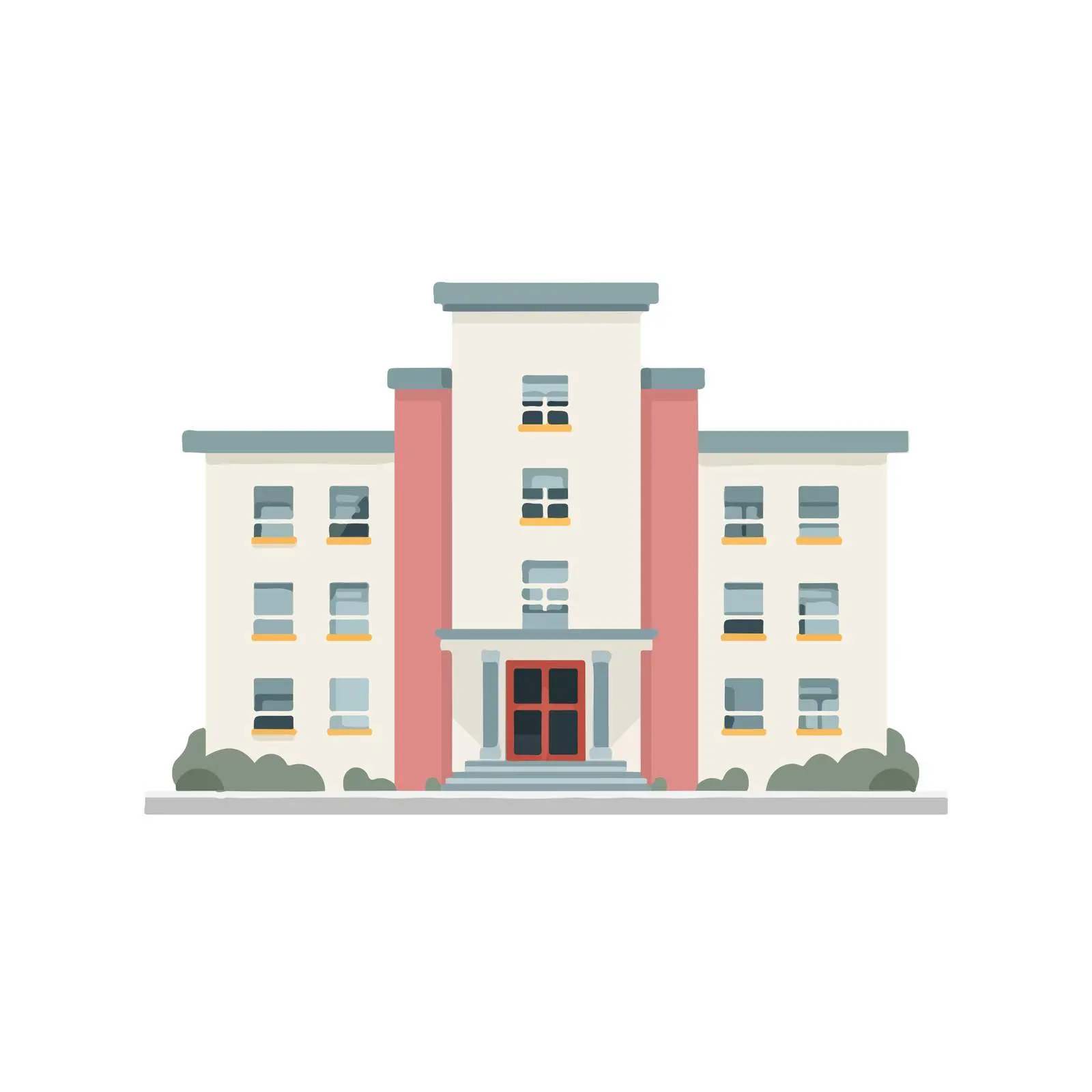 School Building Icon — free download from Dotvec