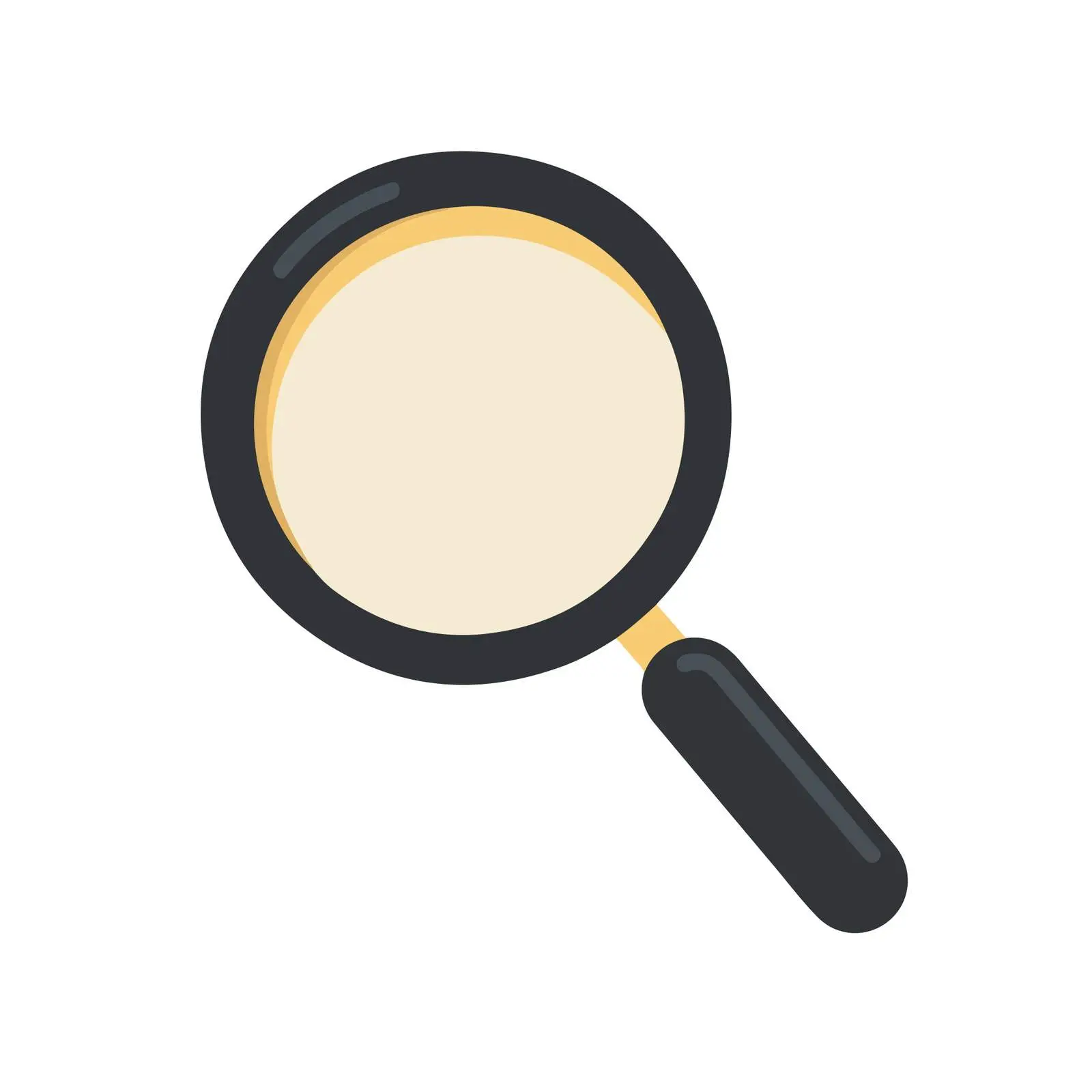 Search Magnifier Flat Icon — free download from Dotvec