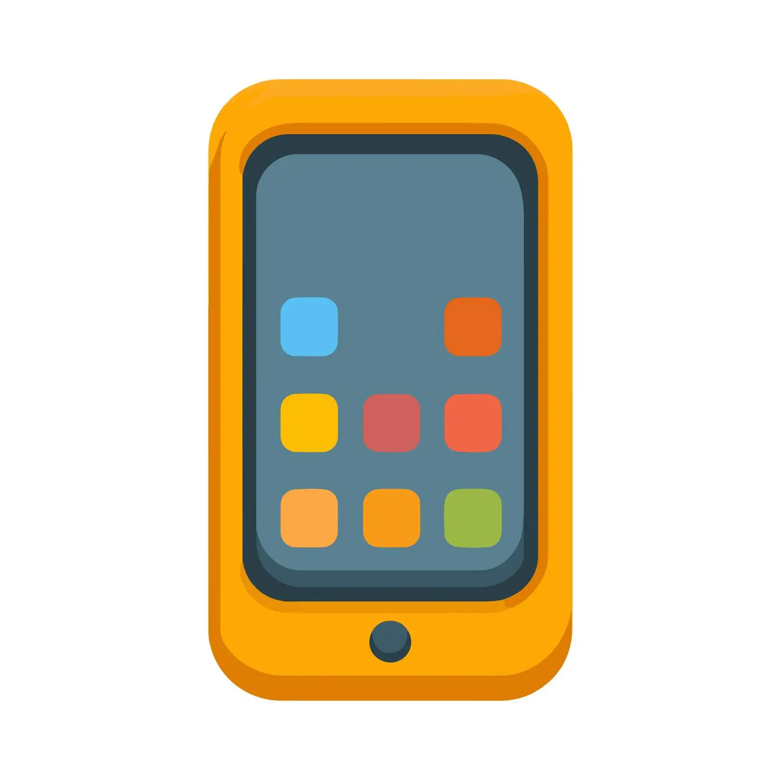 Smartphone Flat Vector Icon — free download from Dotvec