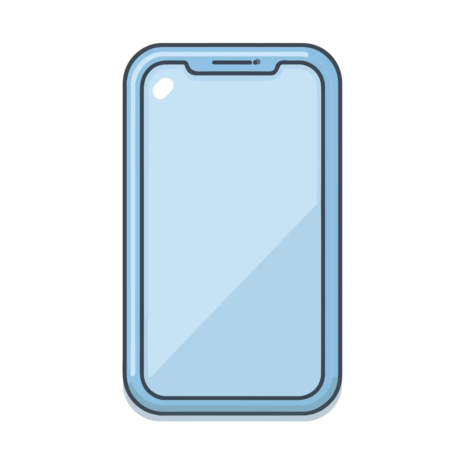 Smartphone Outline Icon — free download from Dotvec