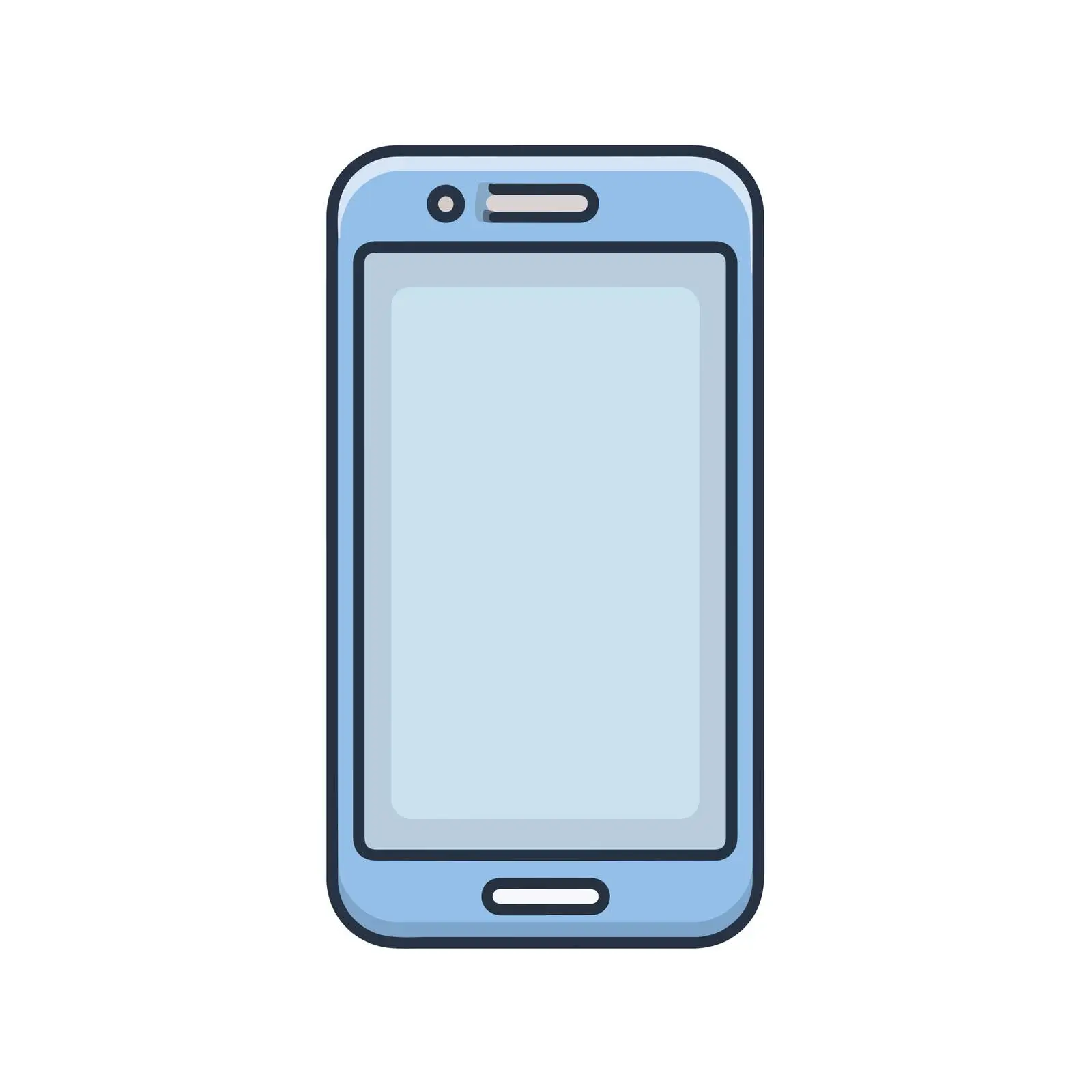 Smartphone Outline Icon — free download from Dotvec