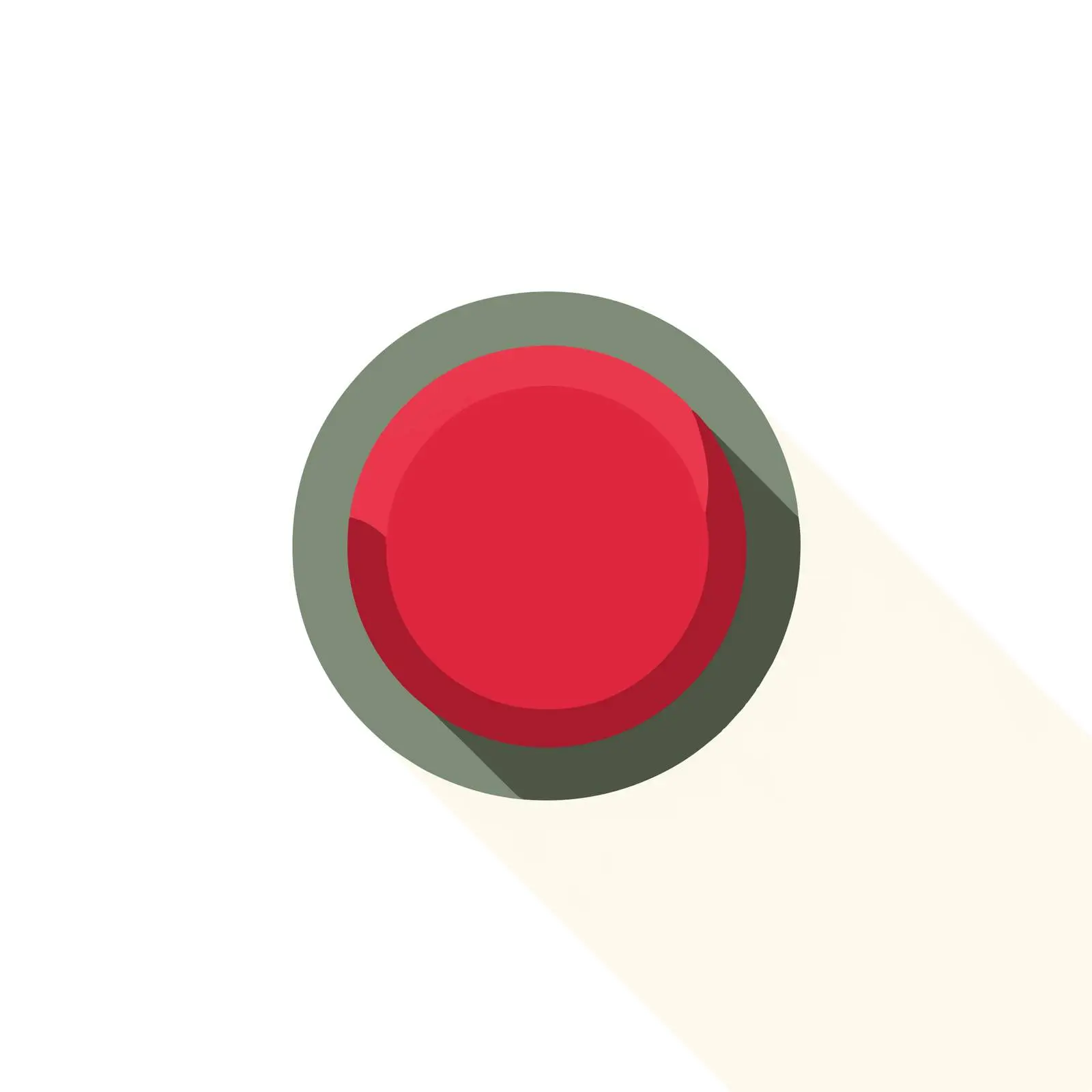 Stop Button Flat Vector Icon — free download from Dotvec