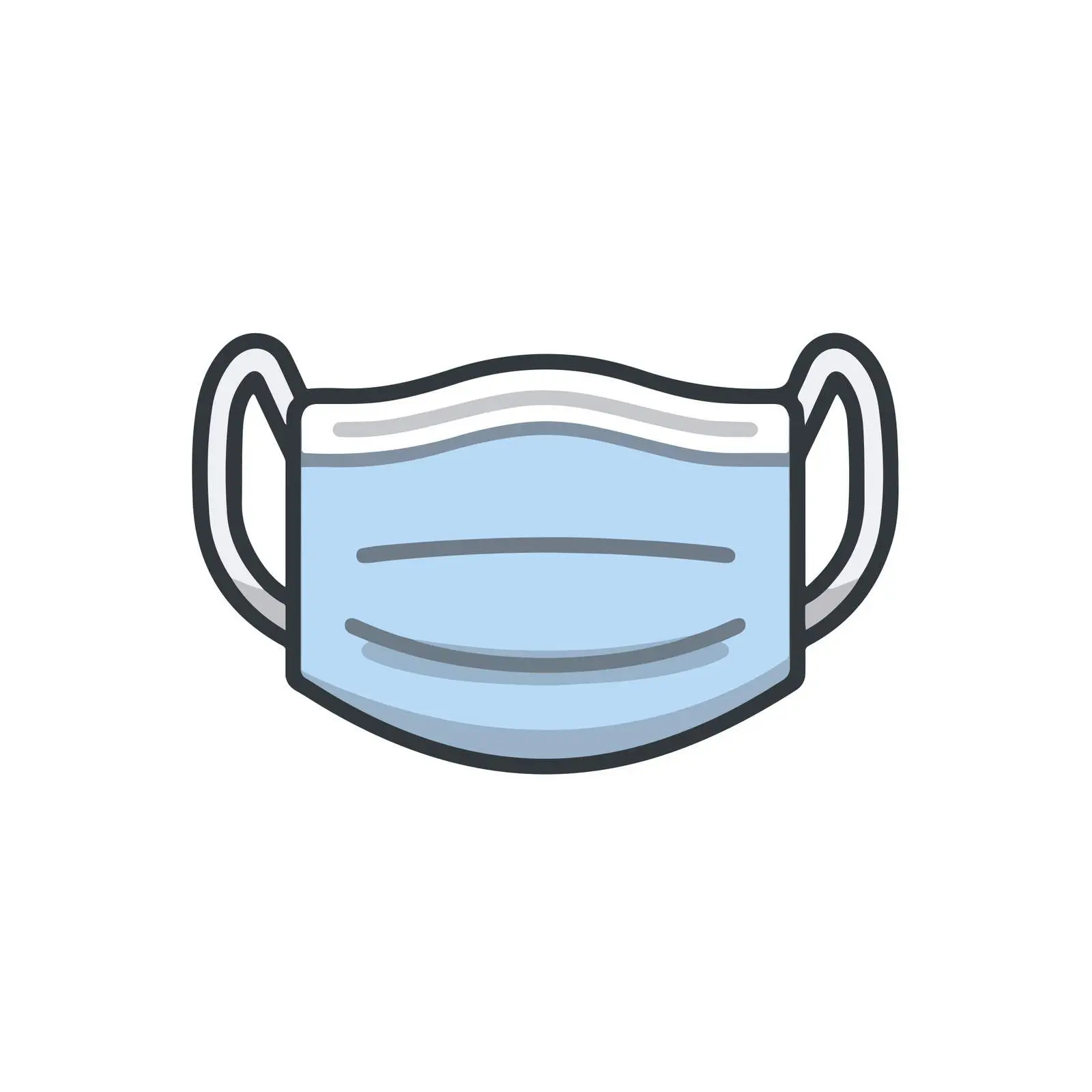 Surgical Mask Vector Icon — free download from Dotvec