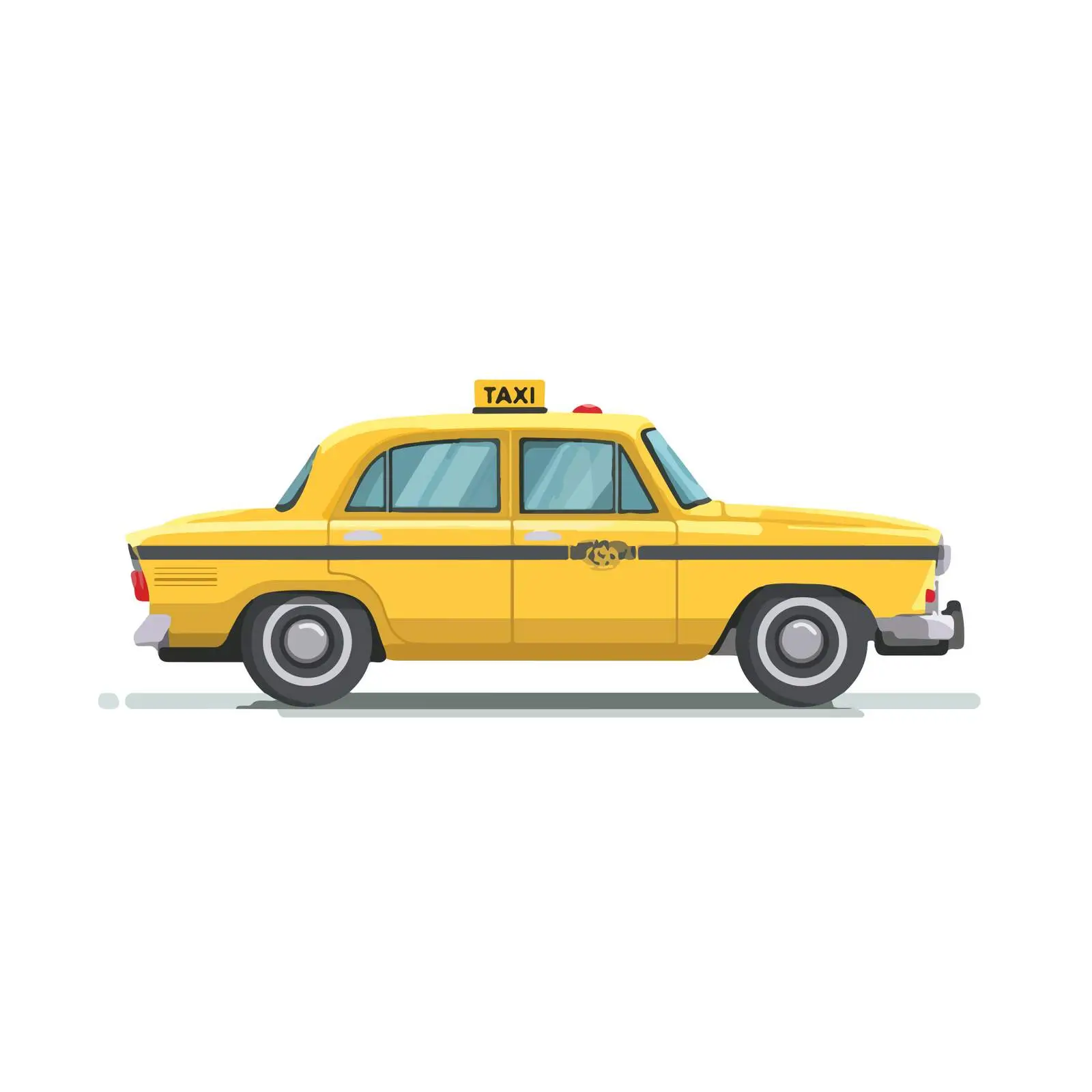 Taxi Flat Icon Design — free download from Dotvec
