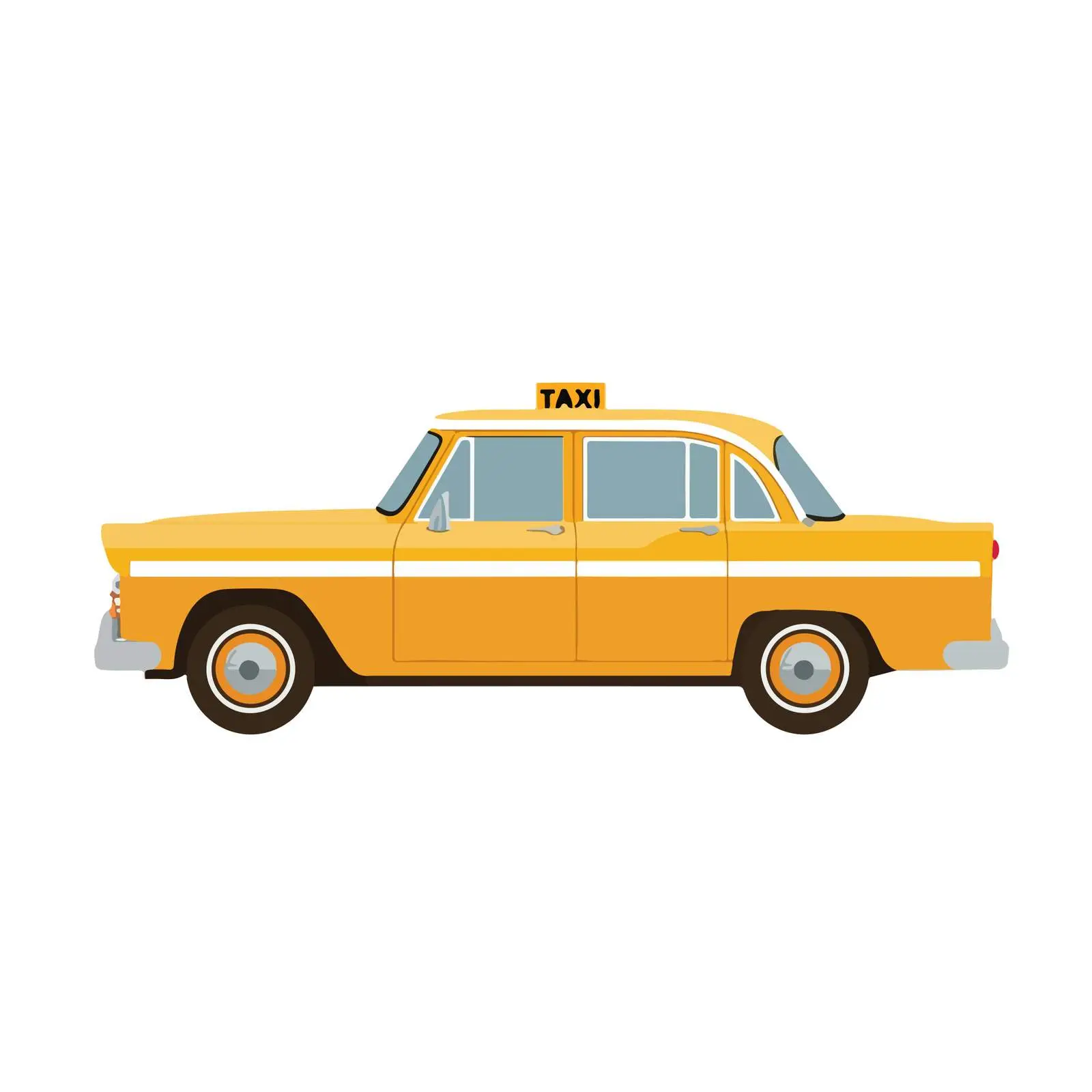 Taxi Icon Flat Vector Style — free download from Dotvec